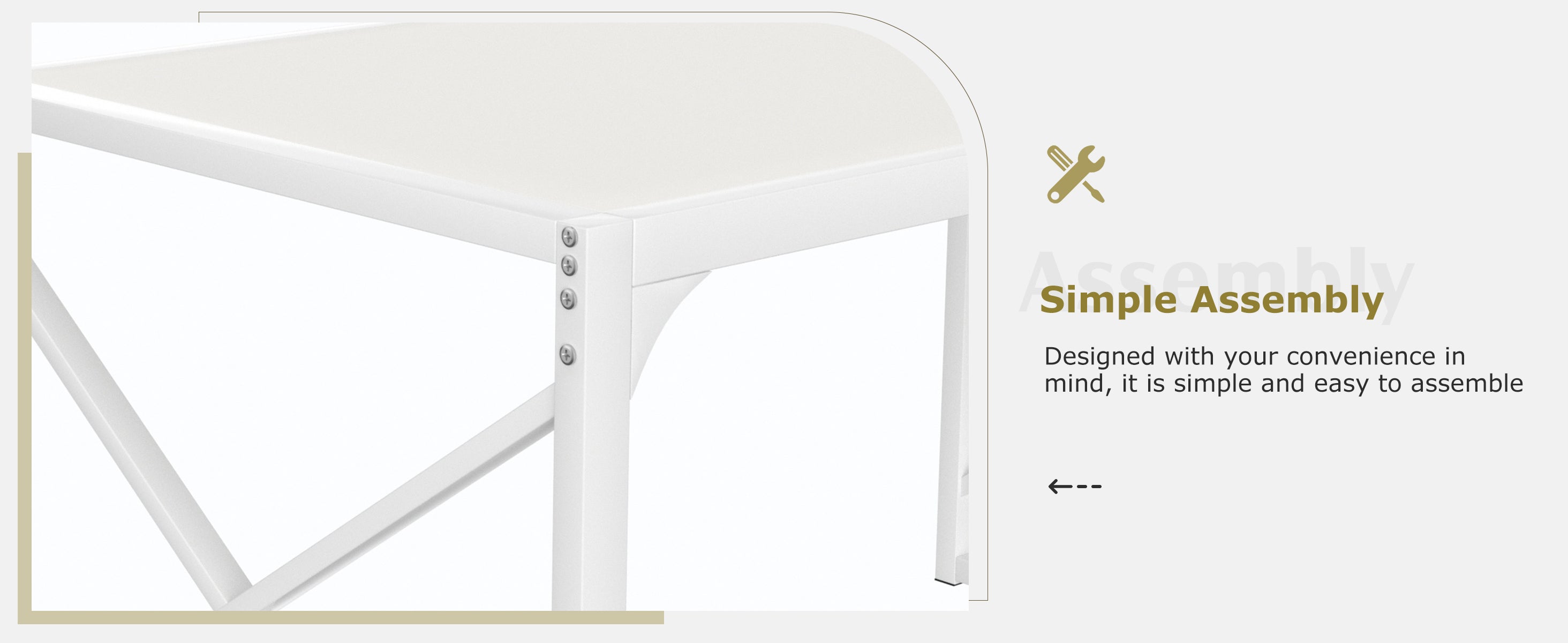 VECELO Kitchen Table with 2 Benches for 4 - VECELO