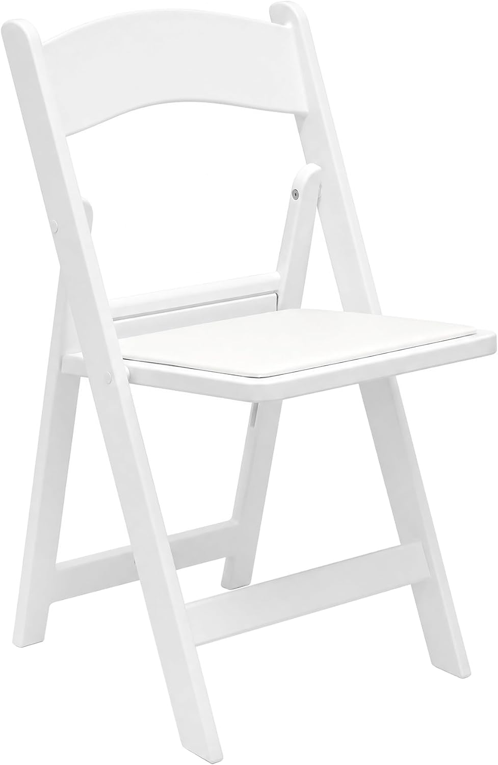 VECELO Folding Chair with Padded Seat Foldable Resin Dining Chairs for Indoor Outdoor Use