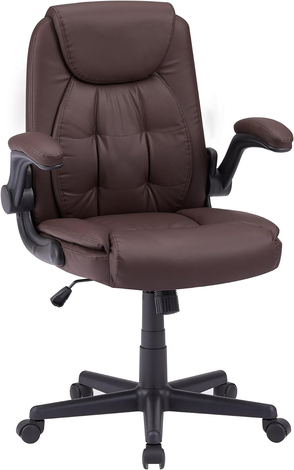 VECELO Executive High-Back PU Leather Computer Desk Chairs - VECELO