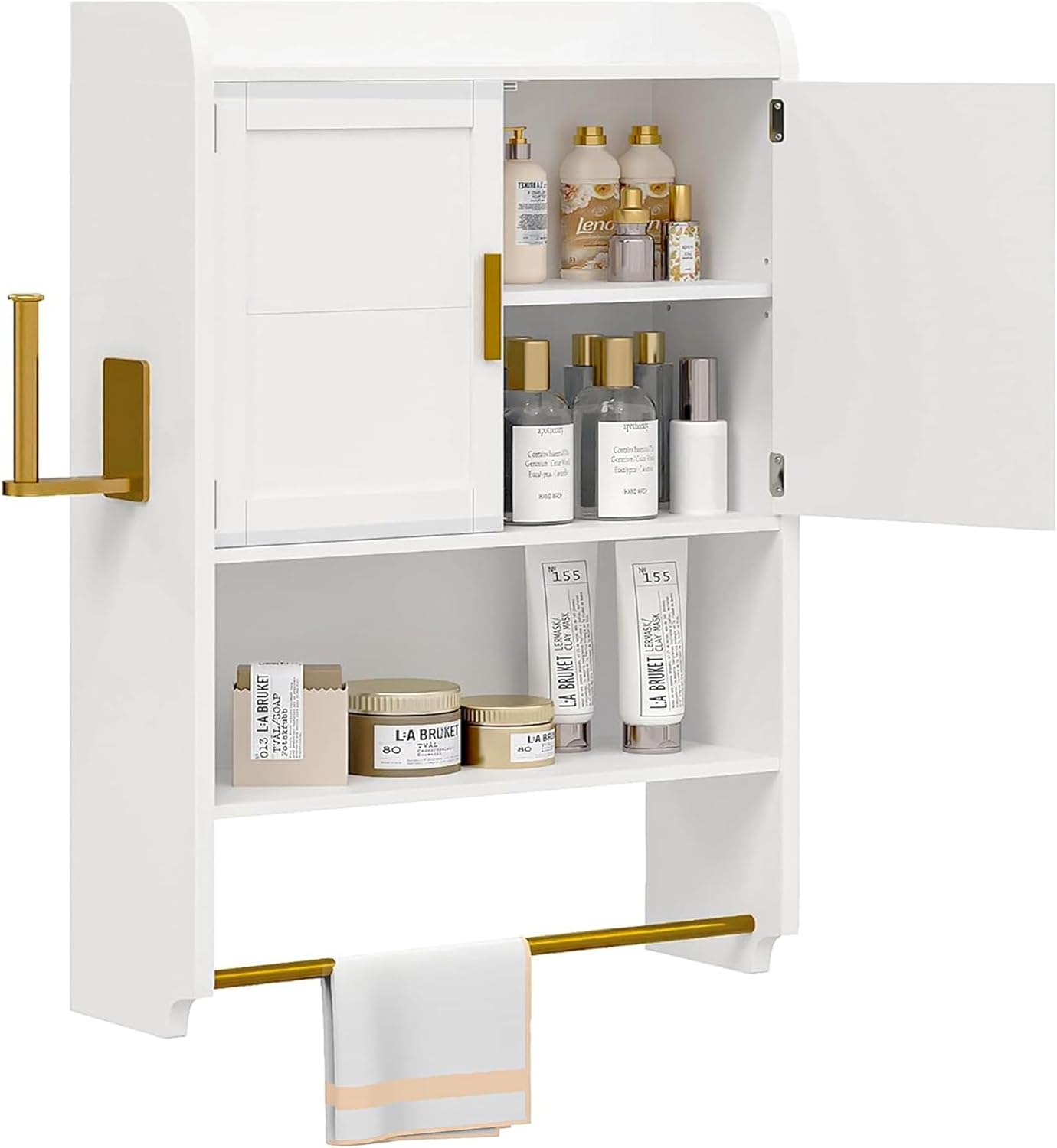 VECELO Bathroom Wall Cabinet, Wall Mounted Medicine Cabinet - VECELO