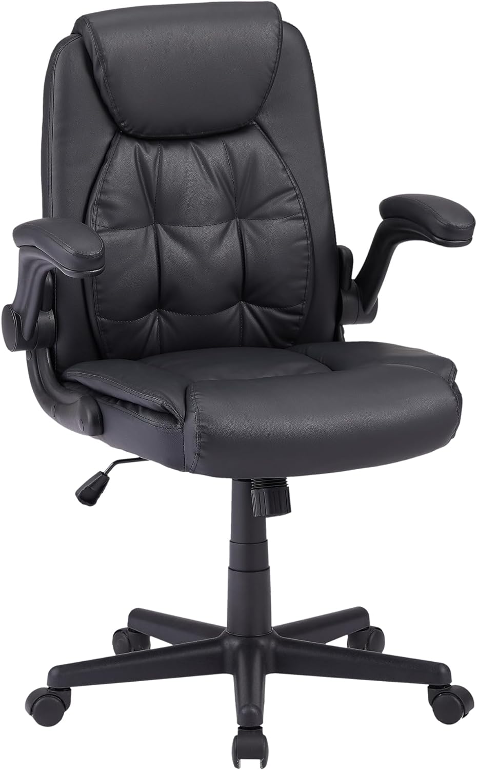 VECELO Executive High-Back PU Leather Computer Desk Chairs