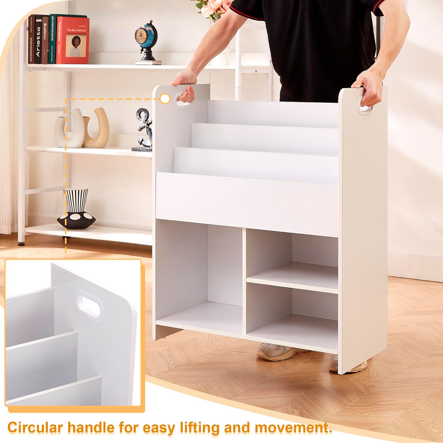 VECELO Kids Bookshelf
