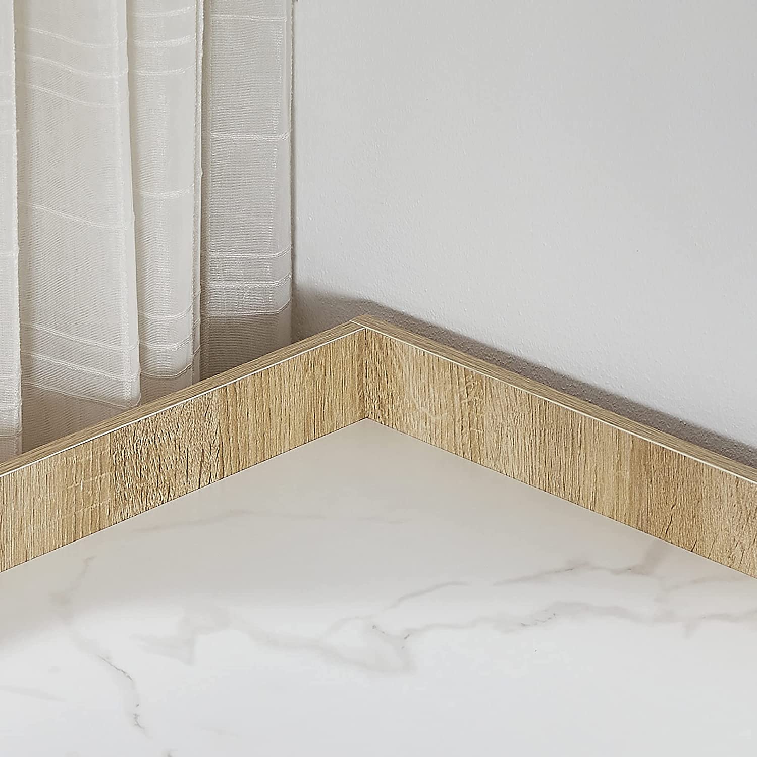 VECELO 3-Tier Corner Cabinet with 8 Cubbies, Wooden Cube Storage Organizer - VECELO