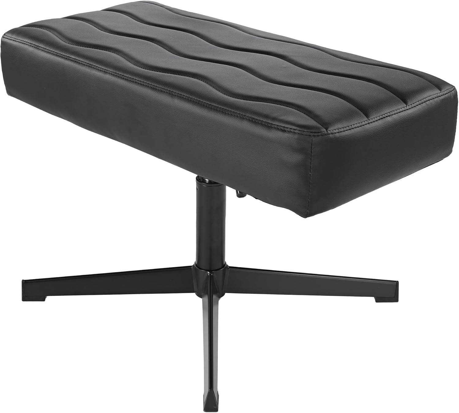 VECELO Under Desk Footrest, PU Ergonomic Foot Rest with Comfort Padding