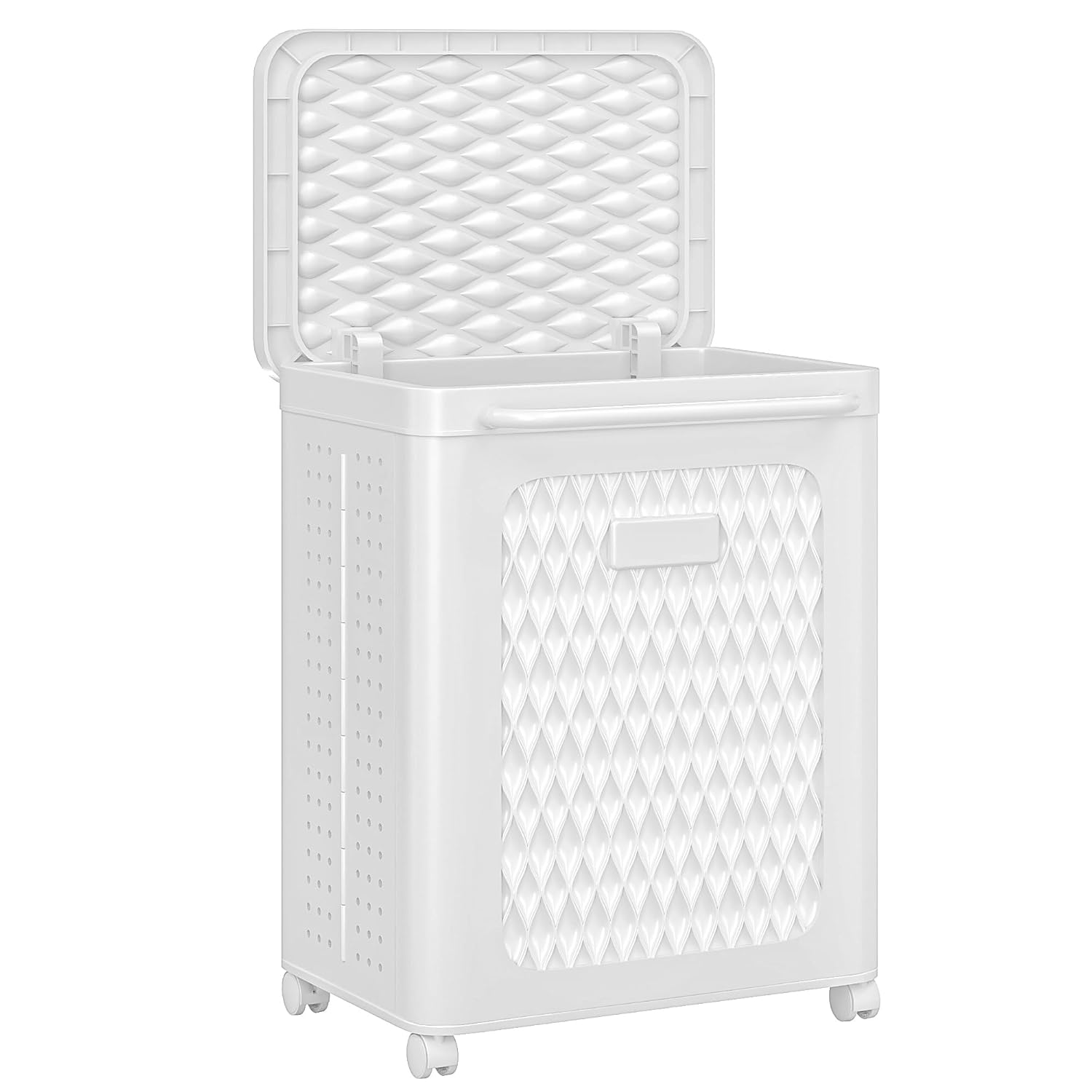 VECELO Rolling Storage Bins with Lid