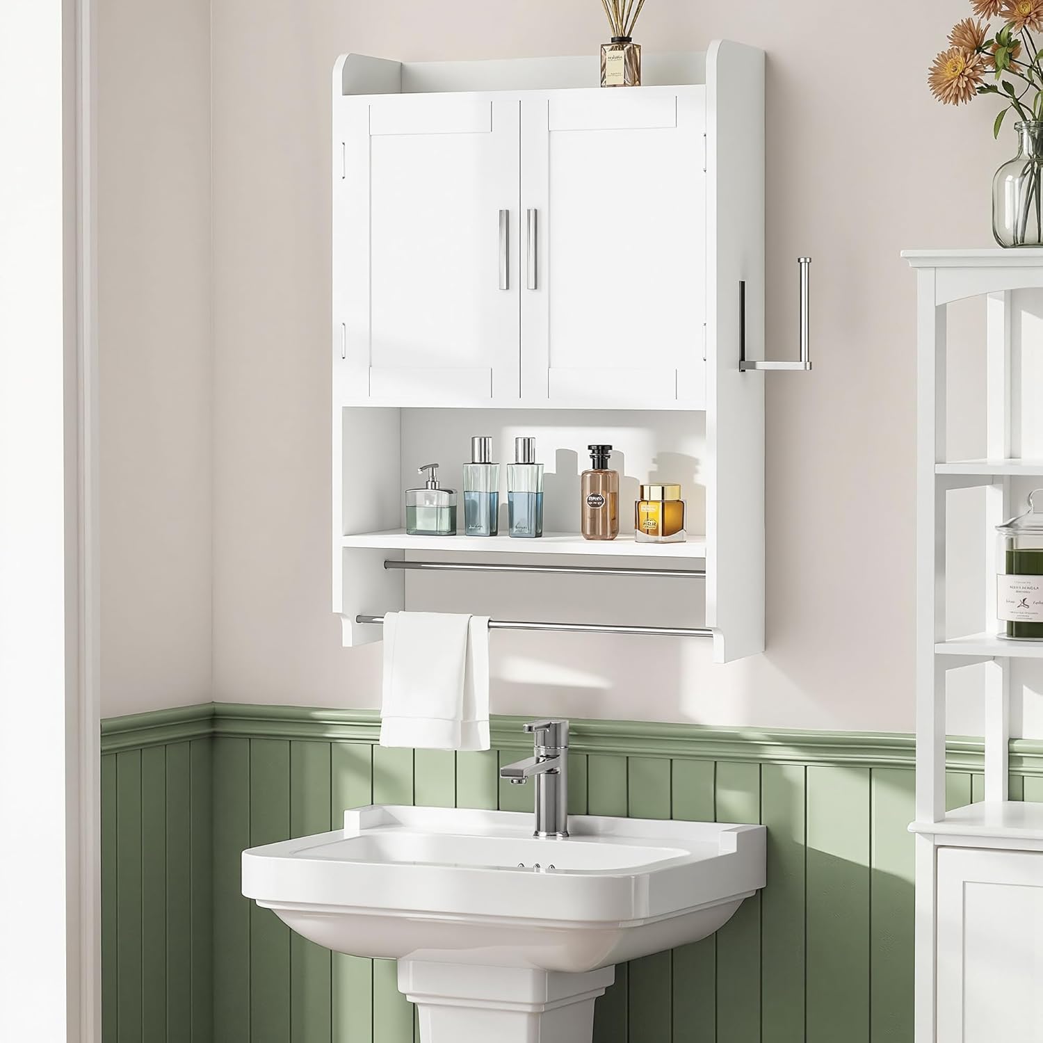 VECELO Bathroom Wall Cabinet