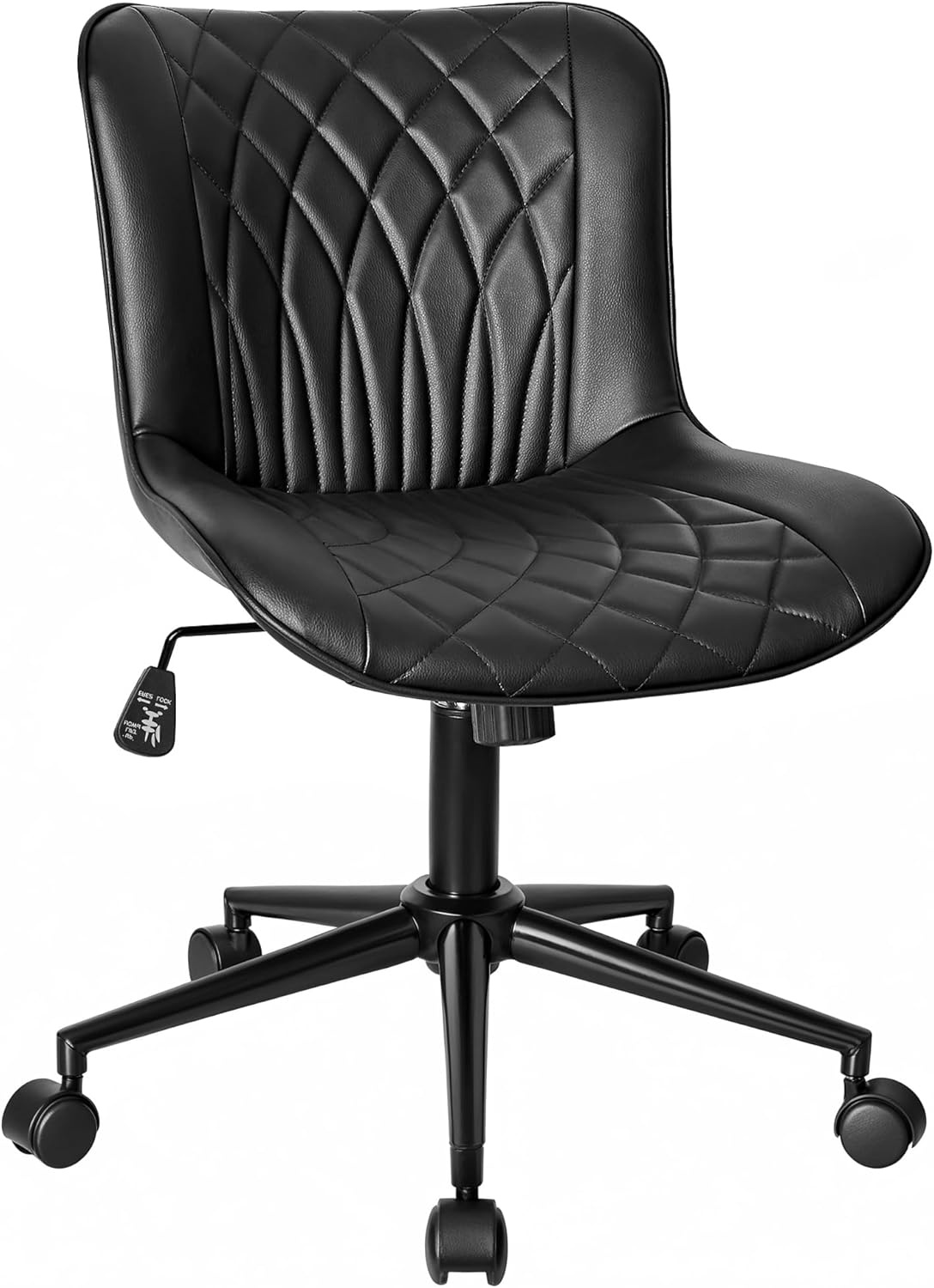 VECELO Mid-Back Desk Chair with Adjustable Height