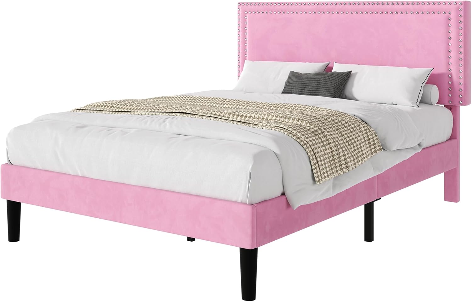 VECELO Modern Platform Bed Frame/Mattress Foundation