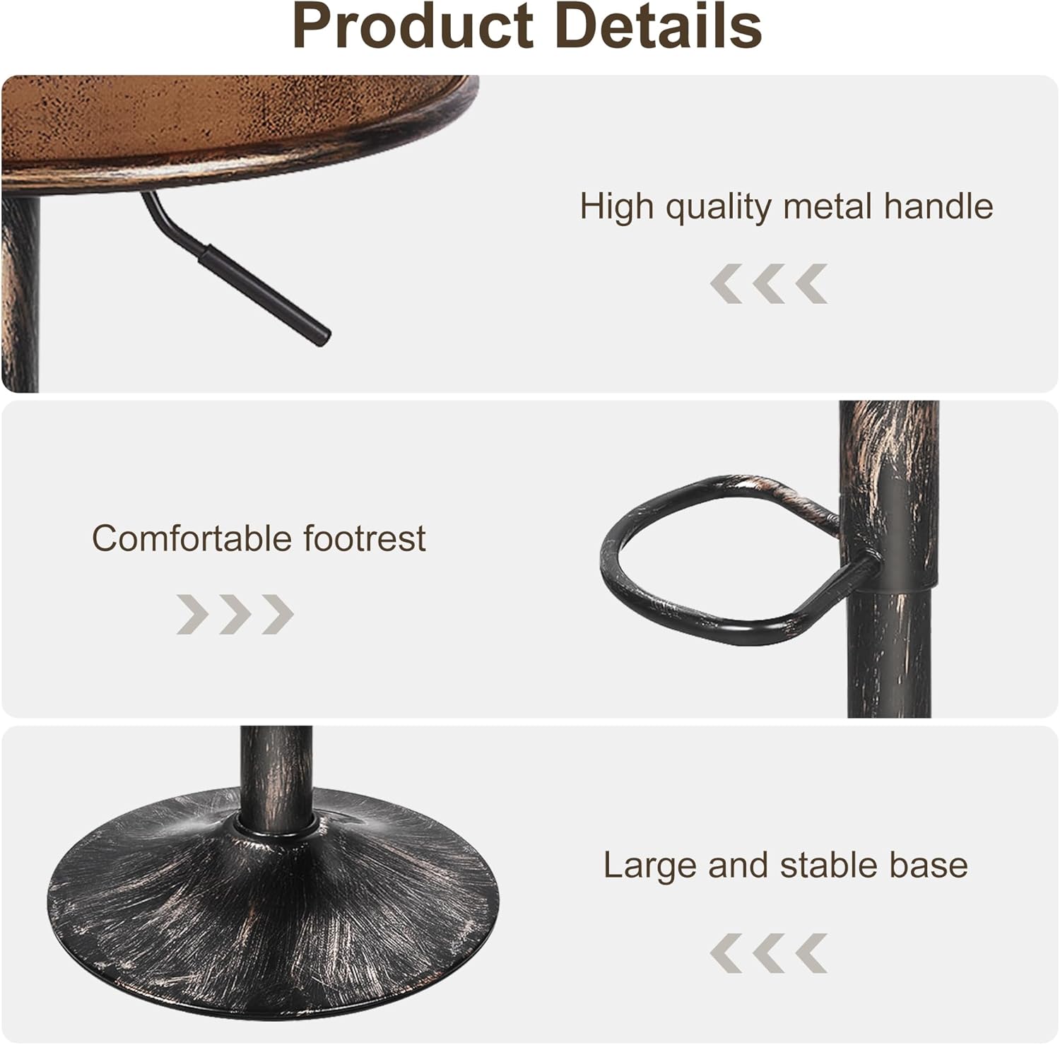 VECELO Bar Stools