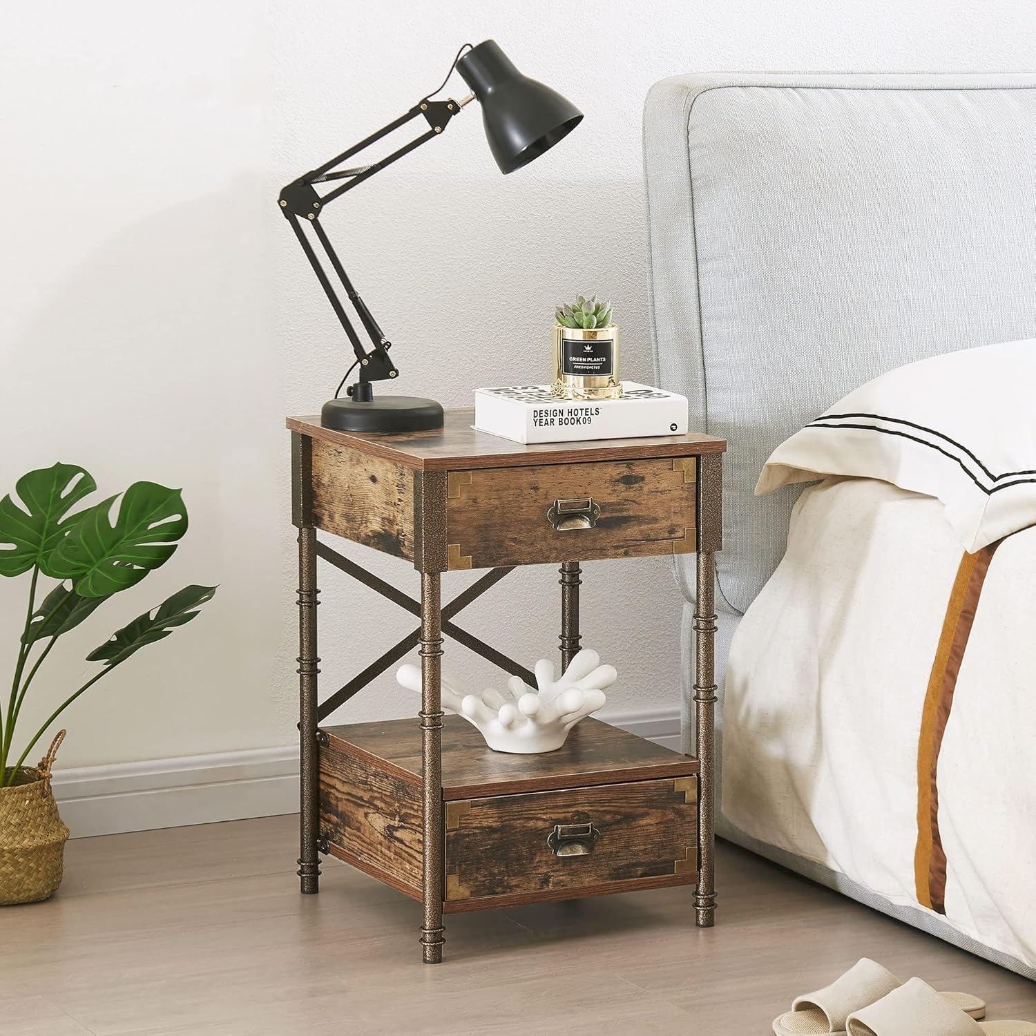 VECELO Nightstand Set of 2