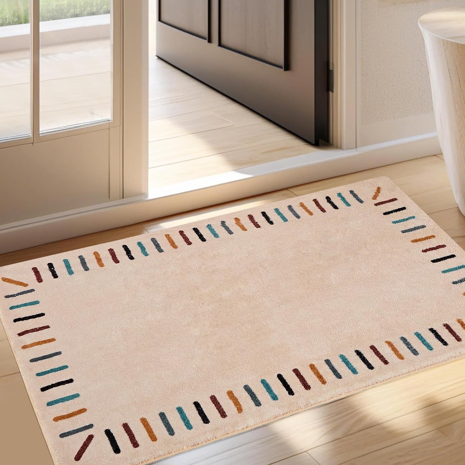 VECELO Outdoor Front Door Mat Outside Entrance, Low-Profile Welcome Mat - VECELO