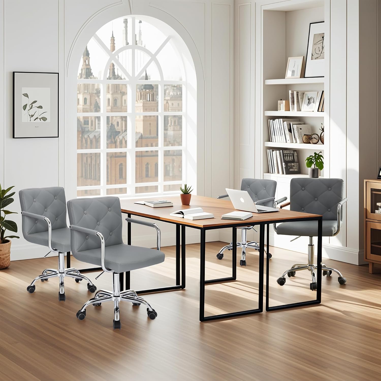 VECELO Mid-Back Home Office Desk Chair