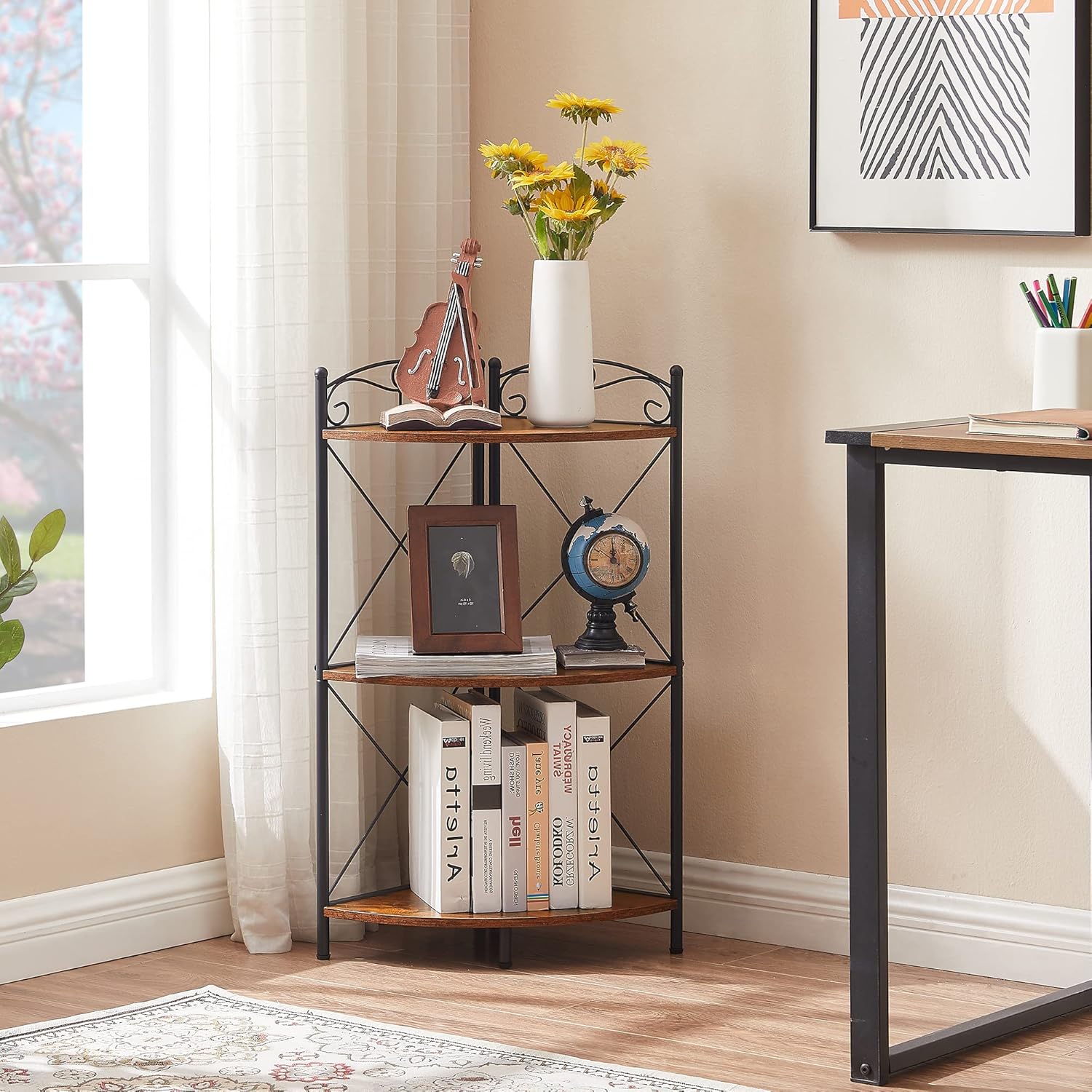 VECELO Corner Table