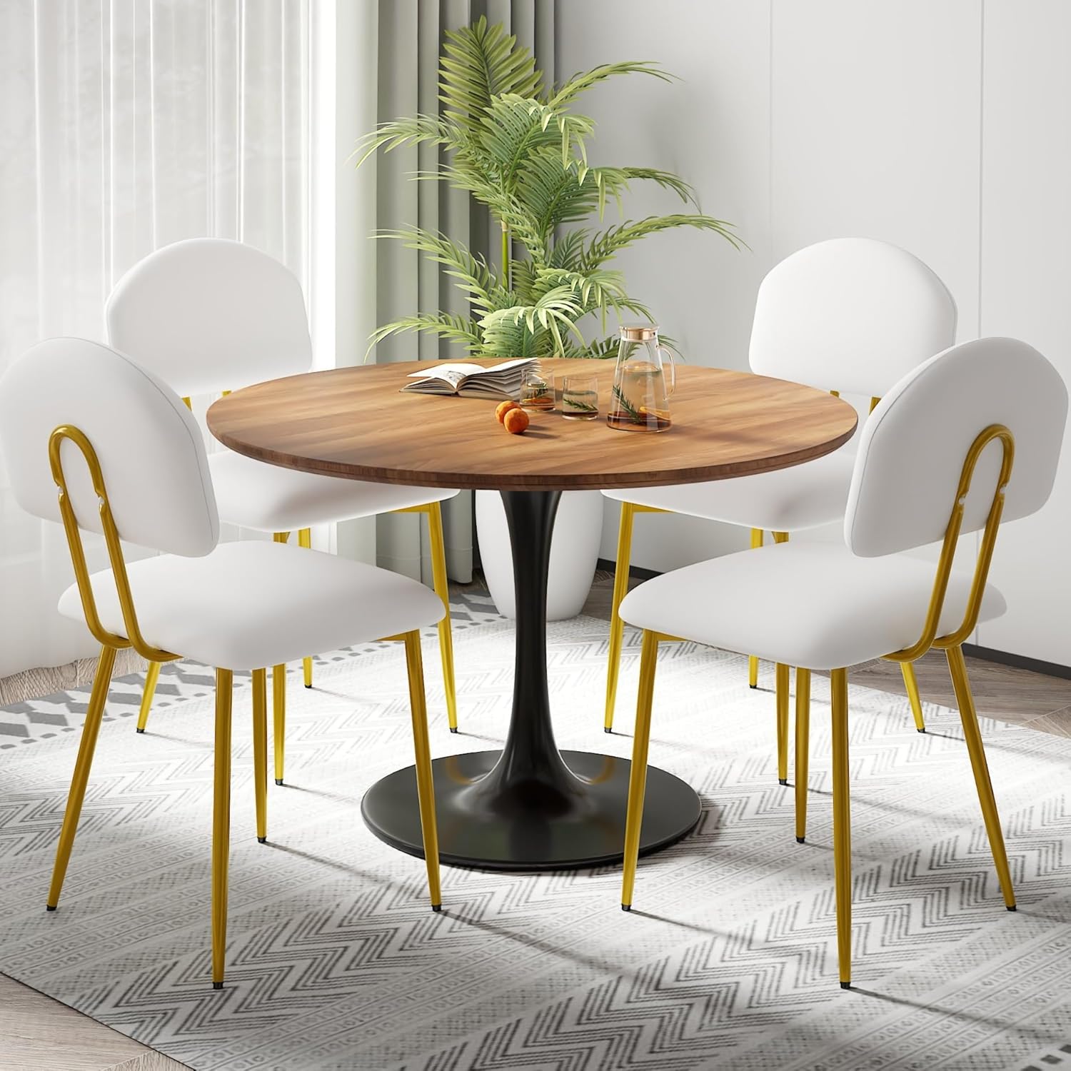 VECELO Dining Chairs Set of 2