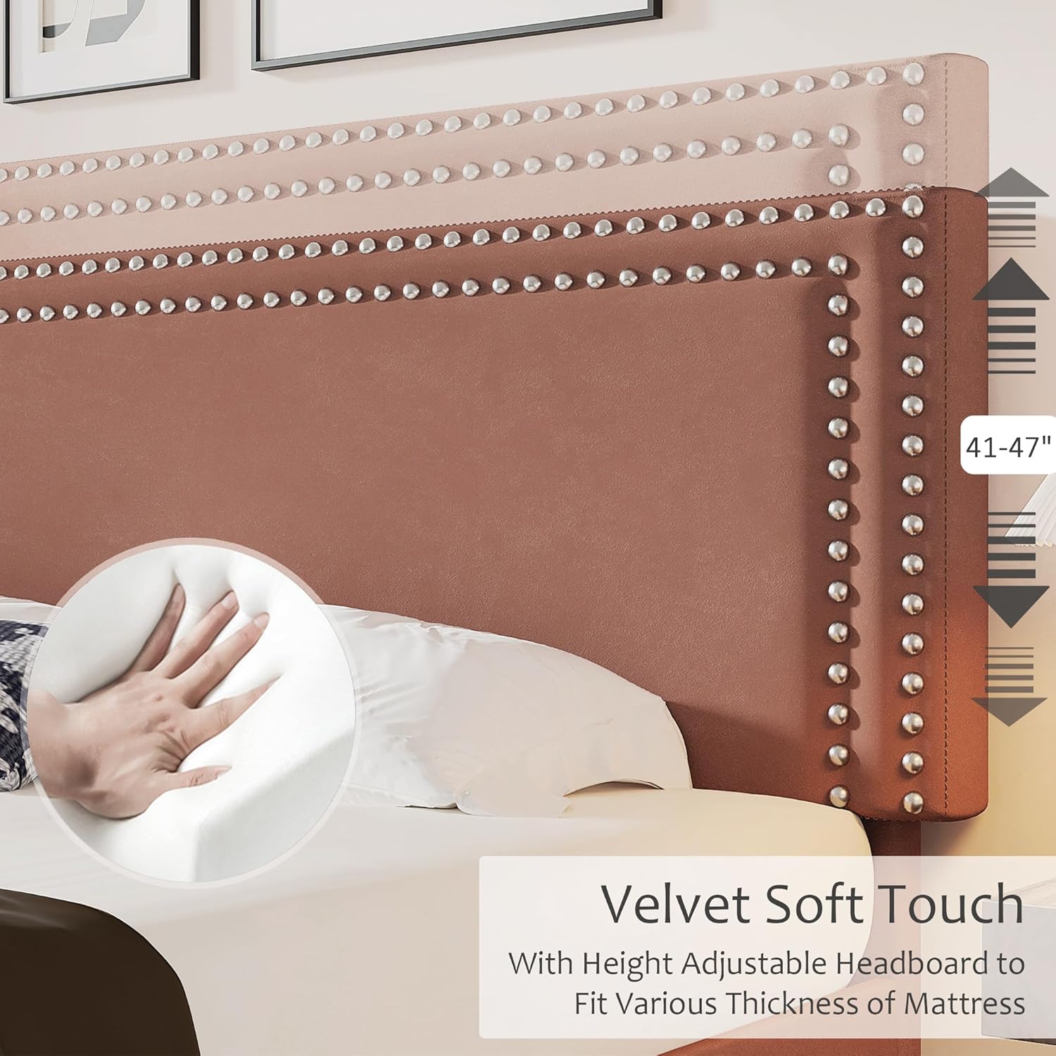 VECELO Modern Platform Bed Frame/Mattress Foundation