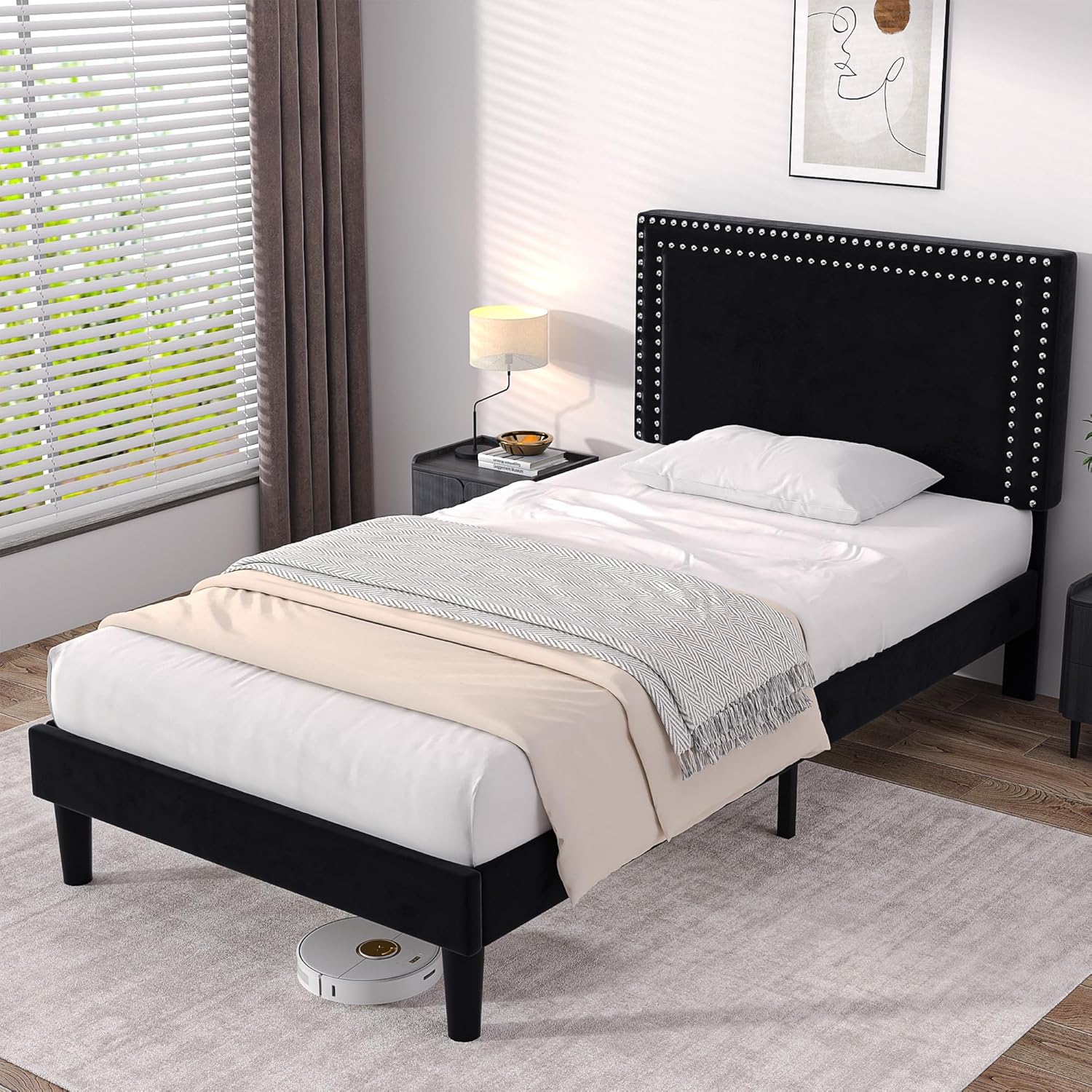 VECELO Modern Platform Bed Frame/Mattress Foundation