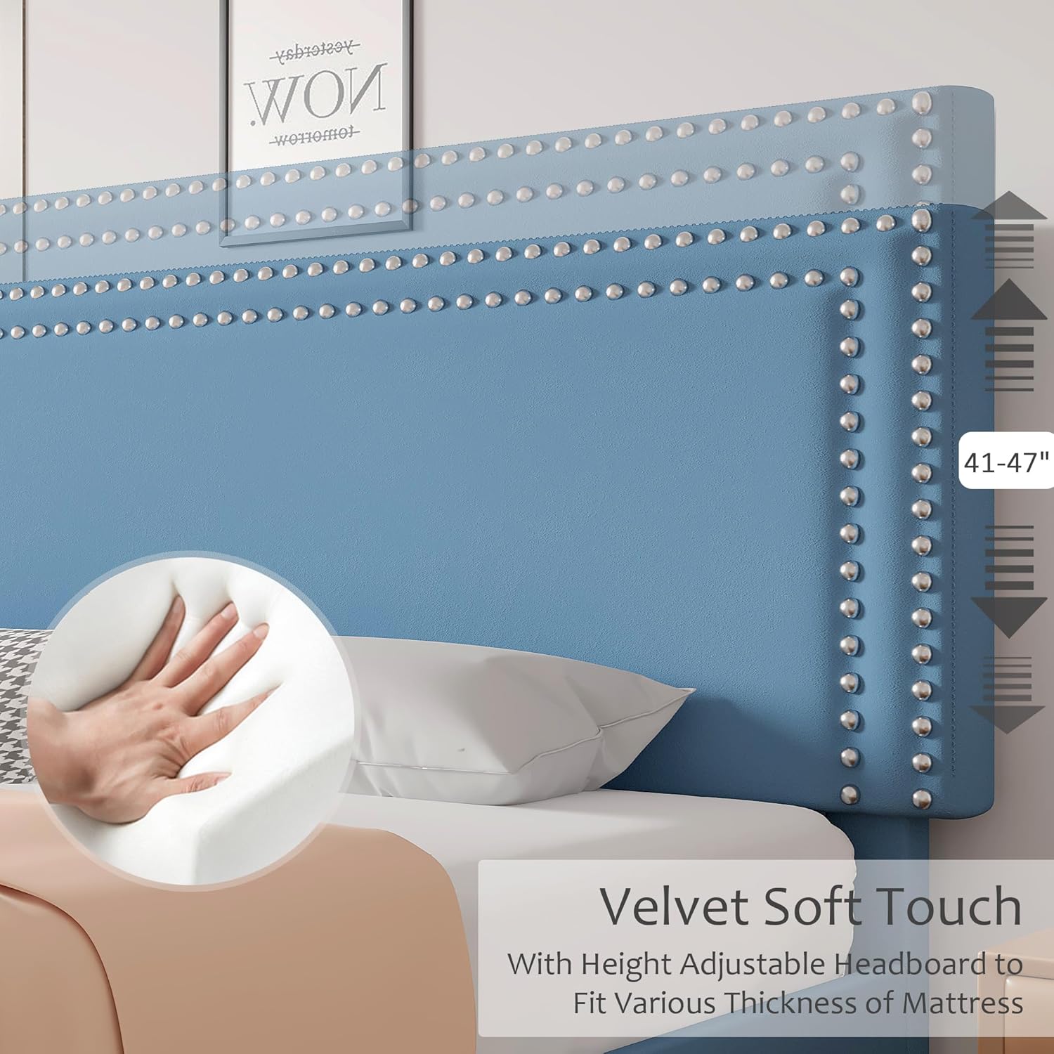 VECELO Modern Platform Bed Frame/Mattress Foundation