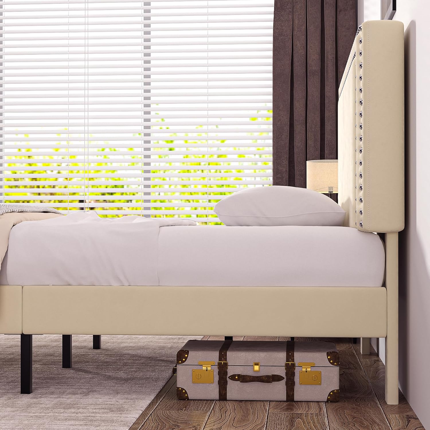 VECELO Modern Platform Bed Frame/Mattress Foundation