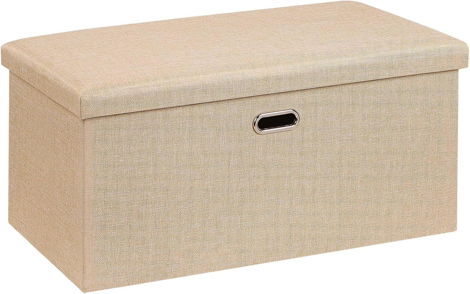 VECELO Folding Storage Ottoman Bench