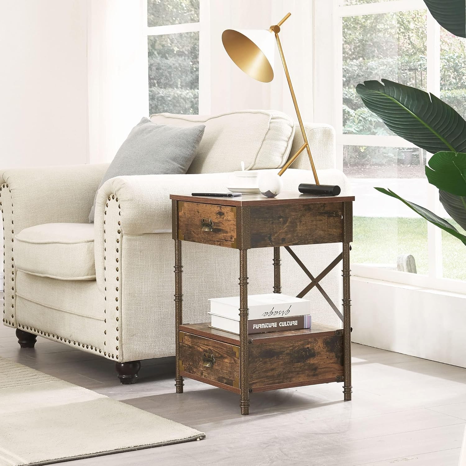 VECELO Nightstand Set of 2