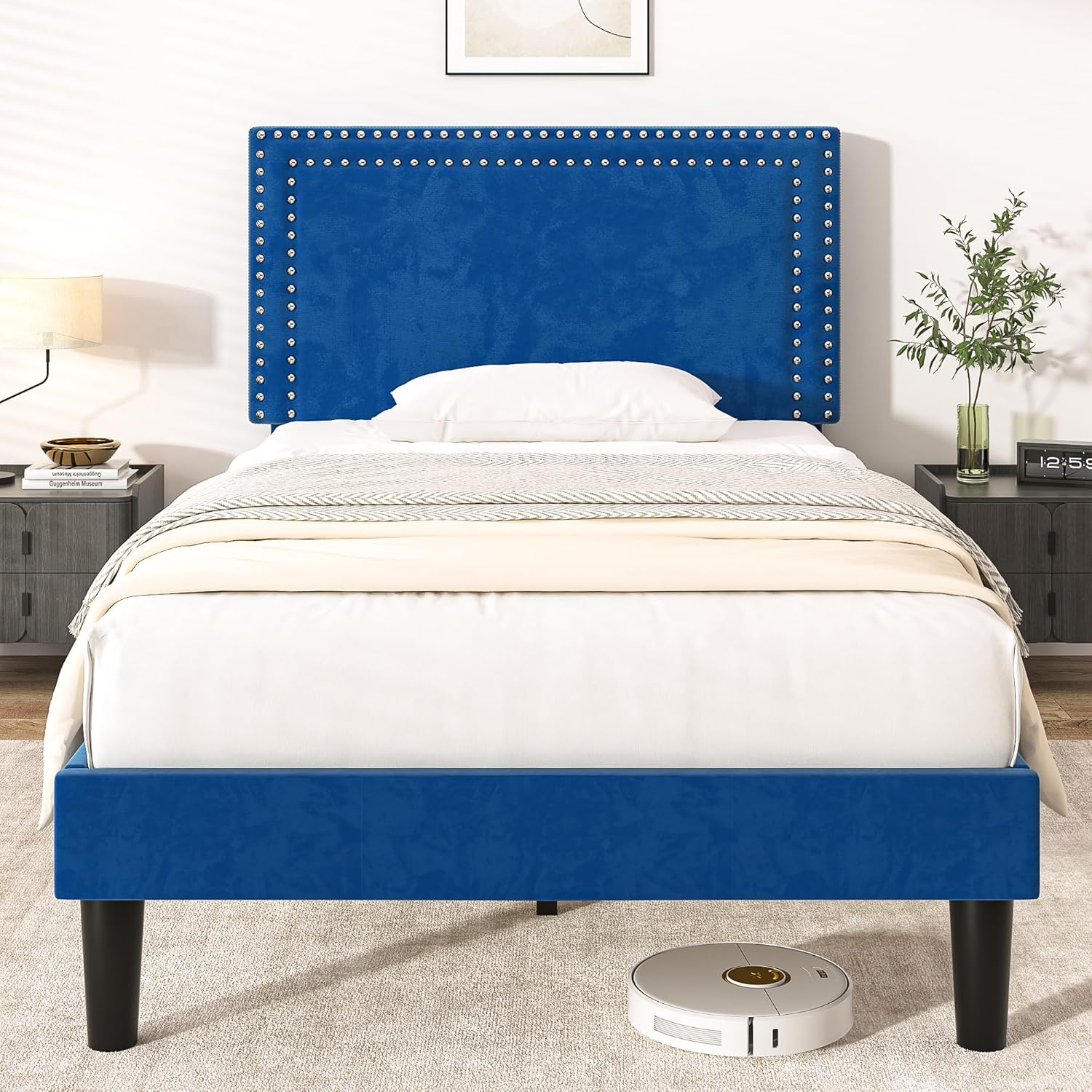 VECELO Modern Platform Bed Frame/Mattress Foundation