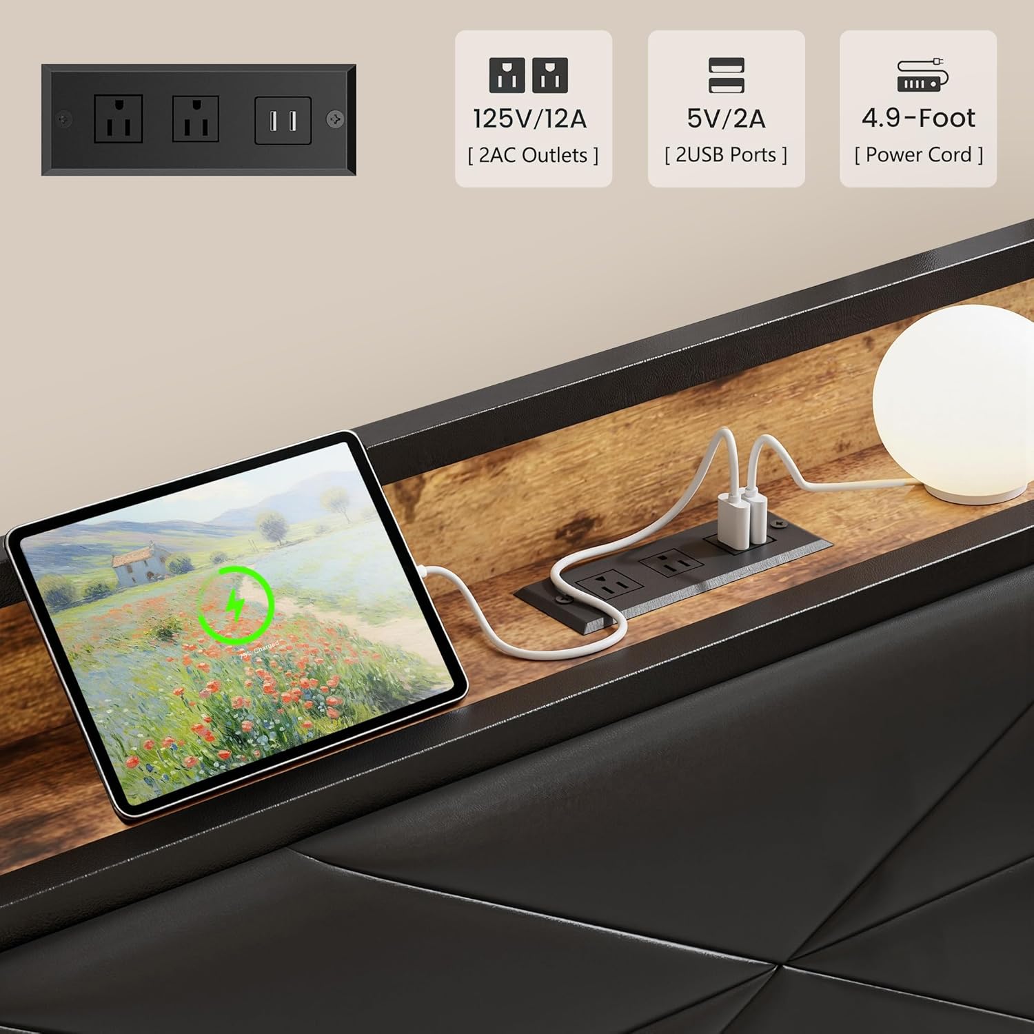 VECELO Twin Daybed with Trundle