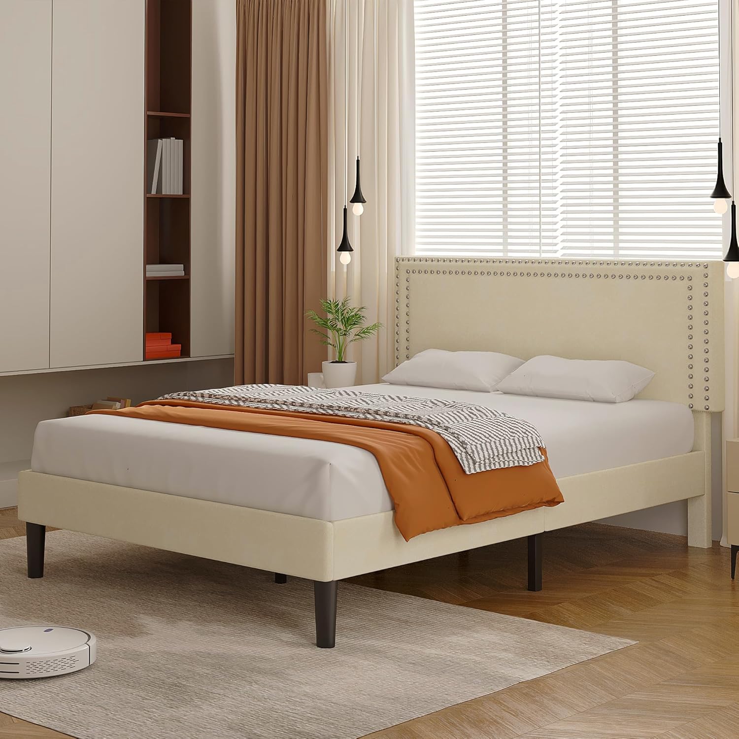 VECELO Modern Platform Bed Frame/Mattress Foundation