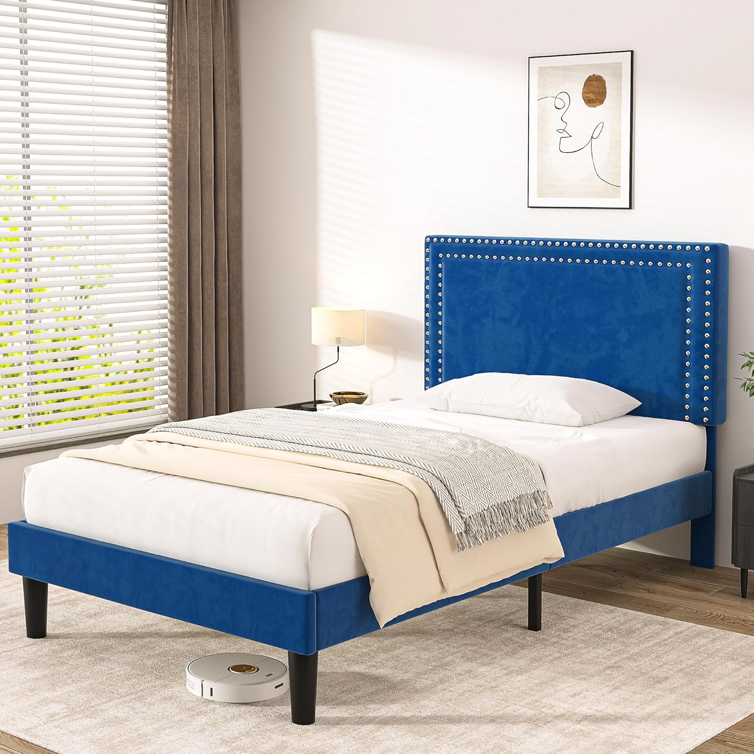 VECELO Modern Platform Bed Frame/Mattress Foundation