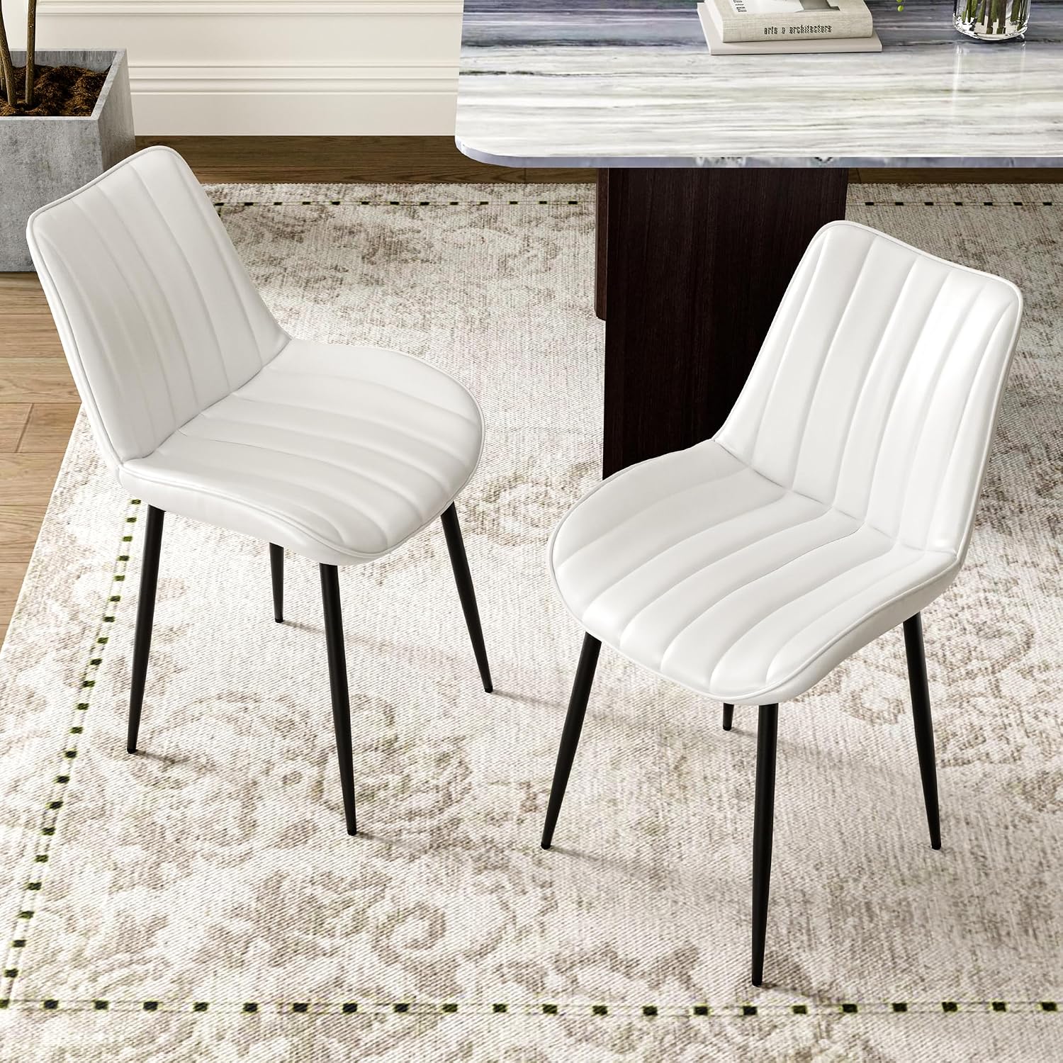 VECELO Dining Chairs Set of 2