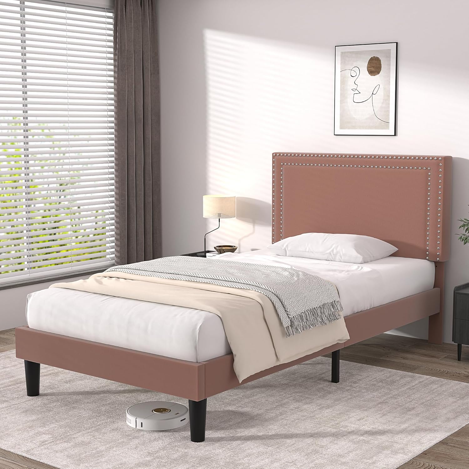 VECELO Modern Platform Bed Frame/Mattress Foundation