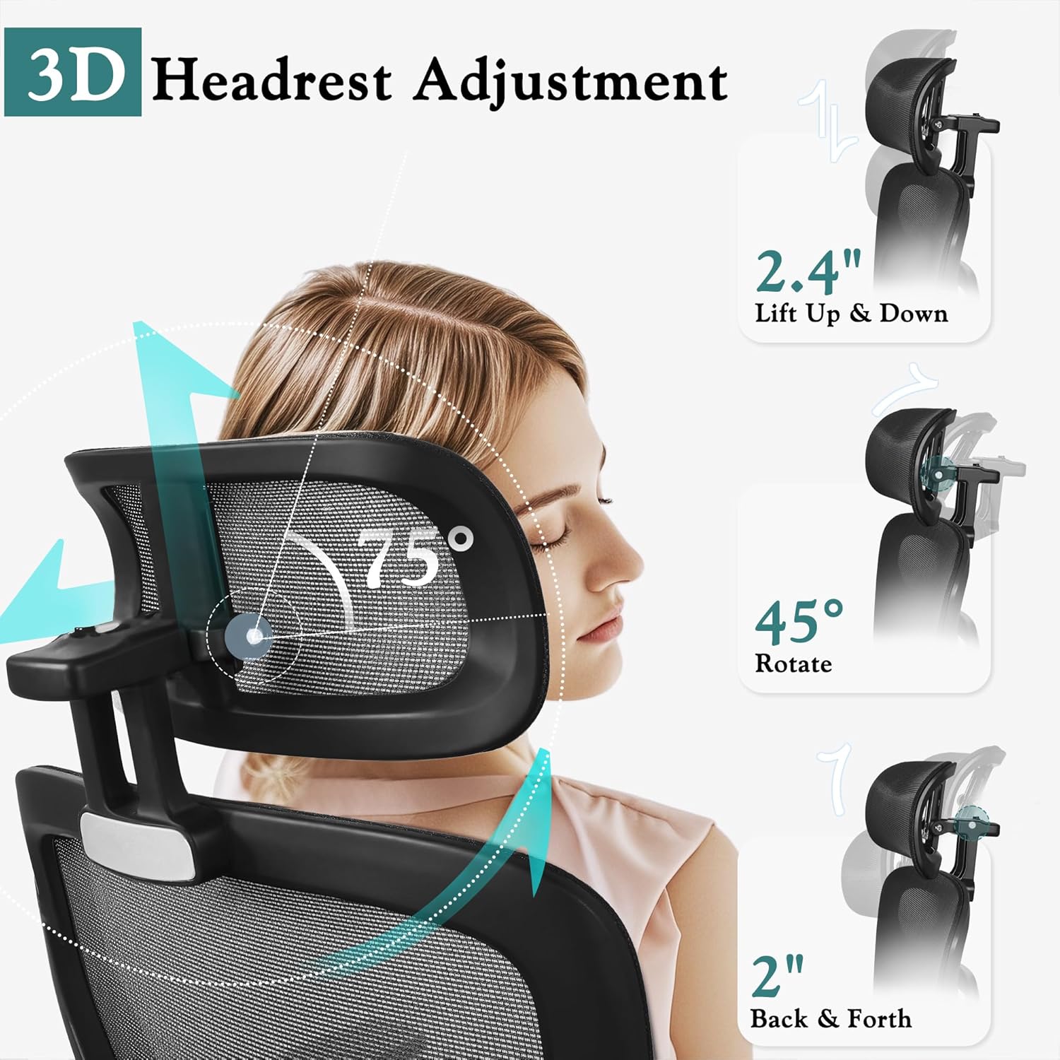 VECELO High Back Ergonomic Office Chair