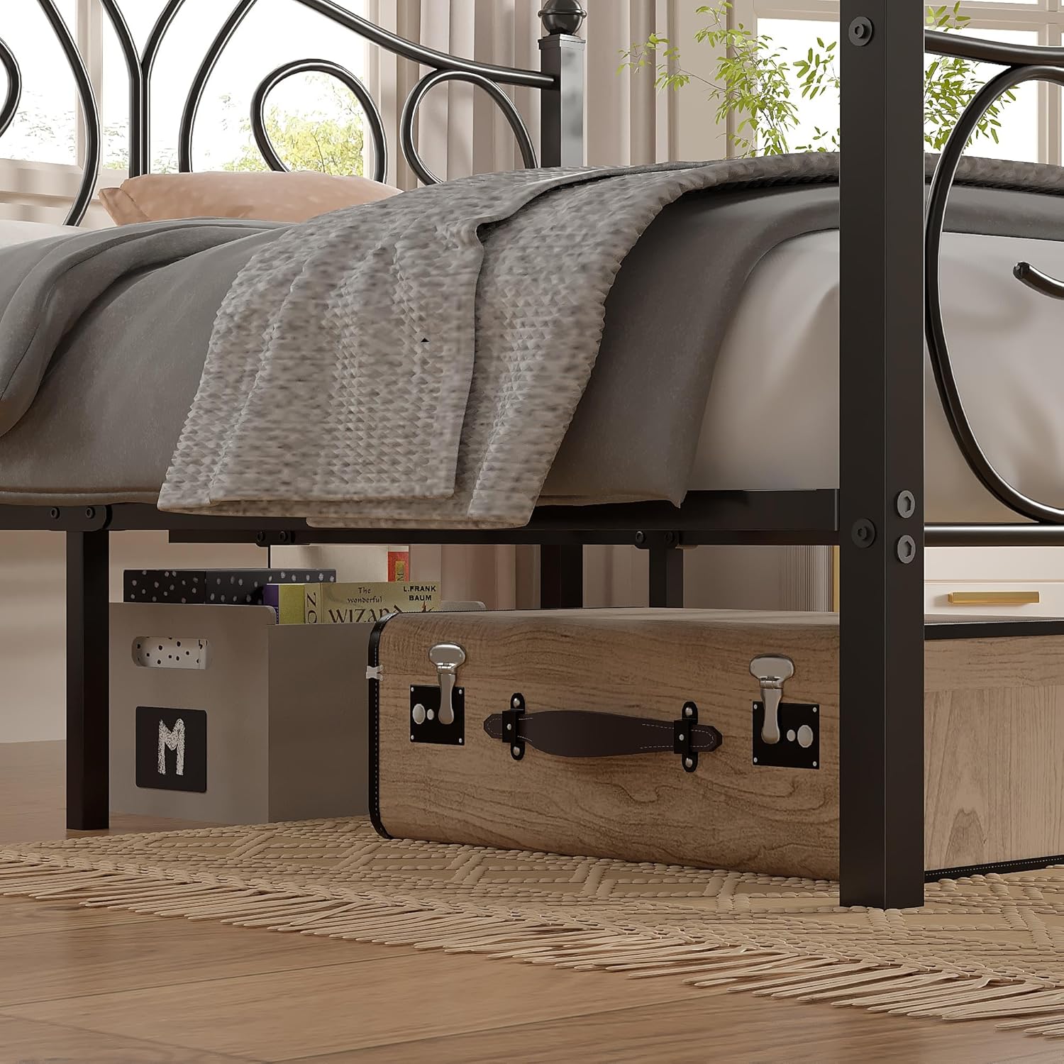 VECELO Metal Platform Bed Frame/Mattress Foundation