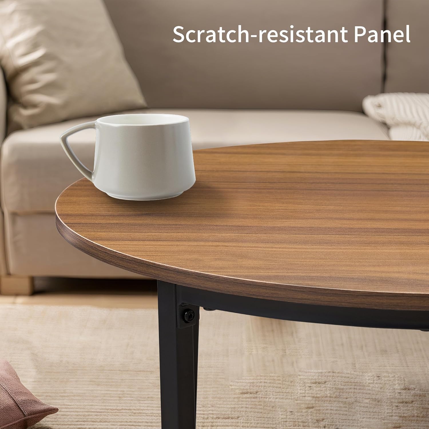 VECELO Nesting Coffee Table Set of 2