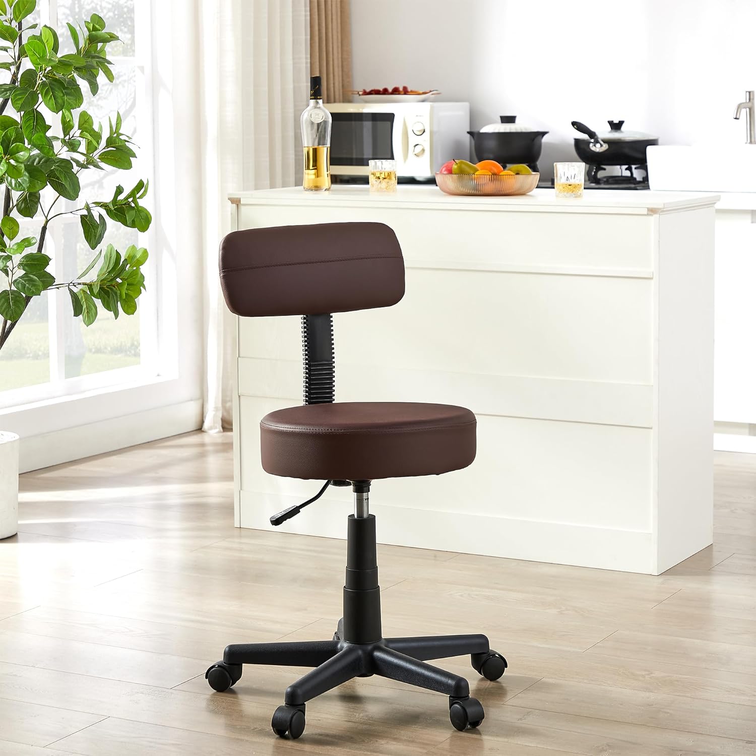 VECELO Home Office Desk Chair with Backrest