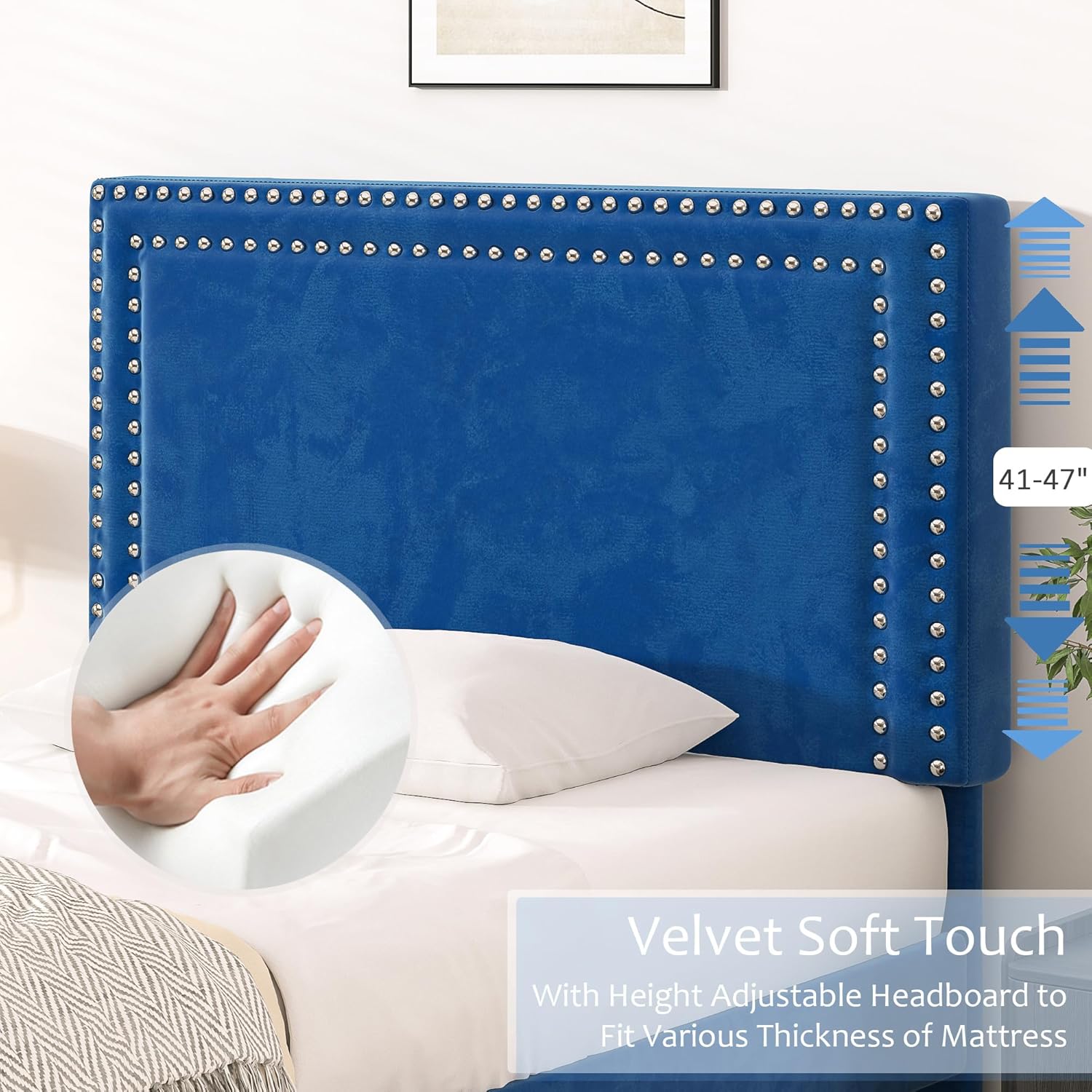 VECELO Modern Platform Bed Frame/Mattress Foundation