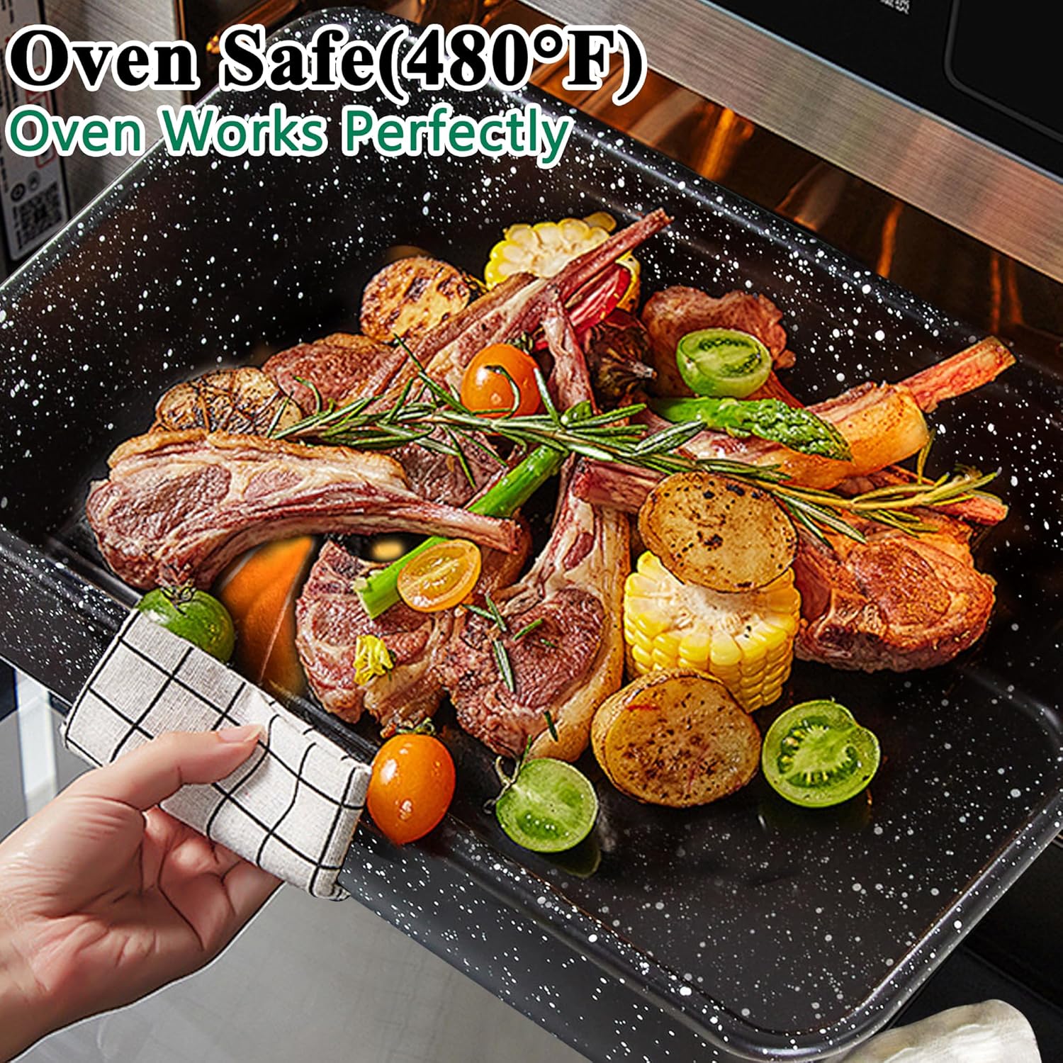 VECELO 20pcs Pots and Pans Set Non Stick - VECELO