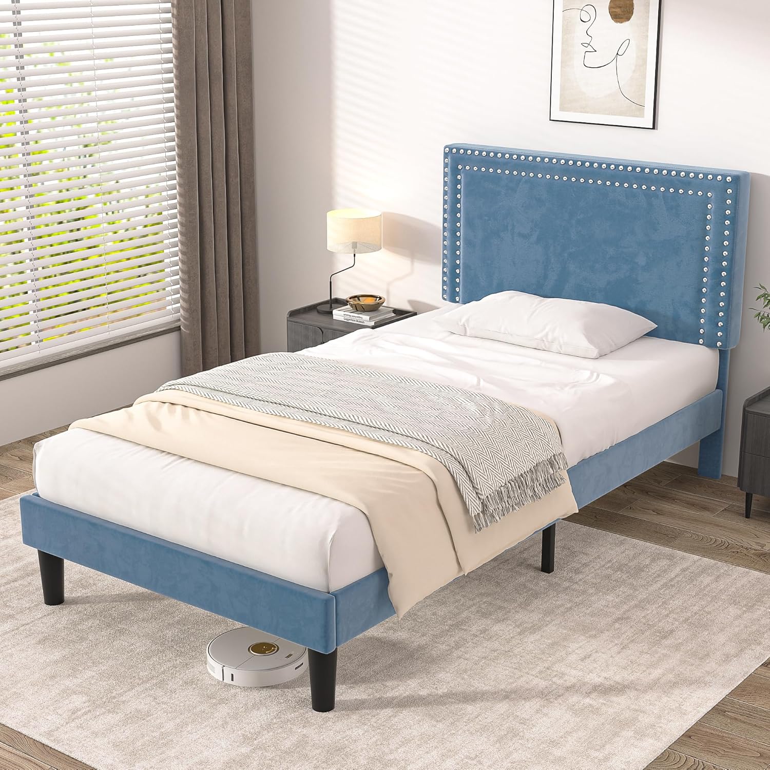 VECELO Modern Platform Bed Frame/Mattress Foundation