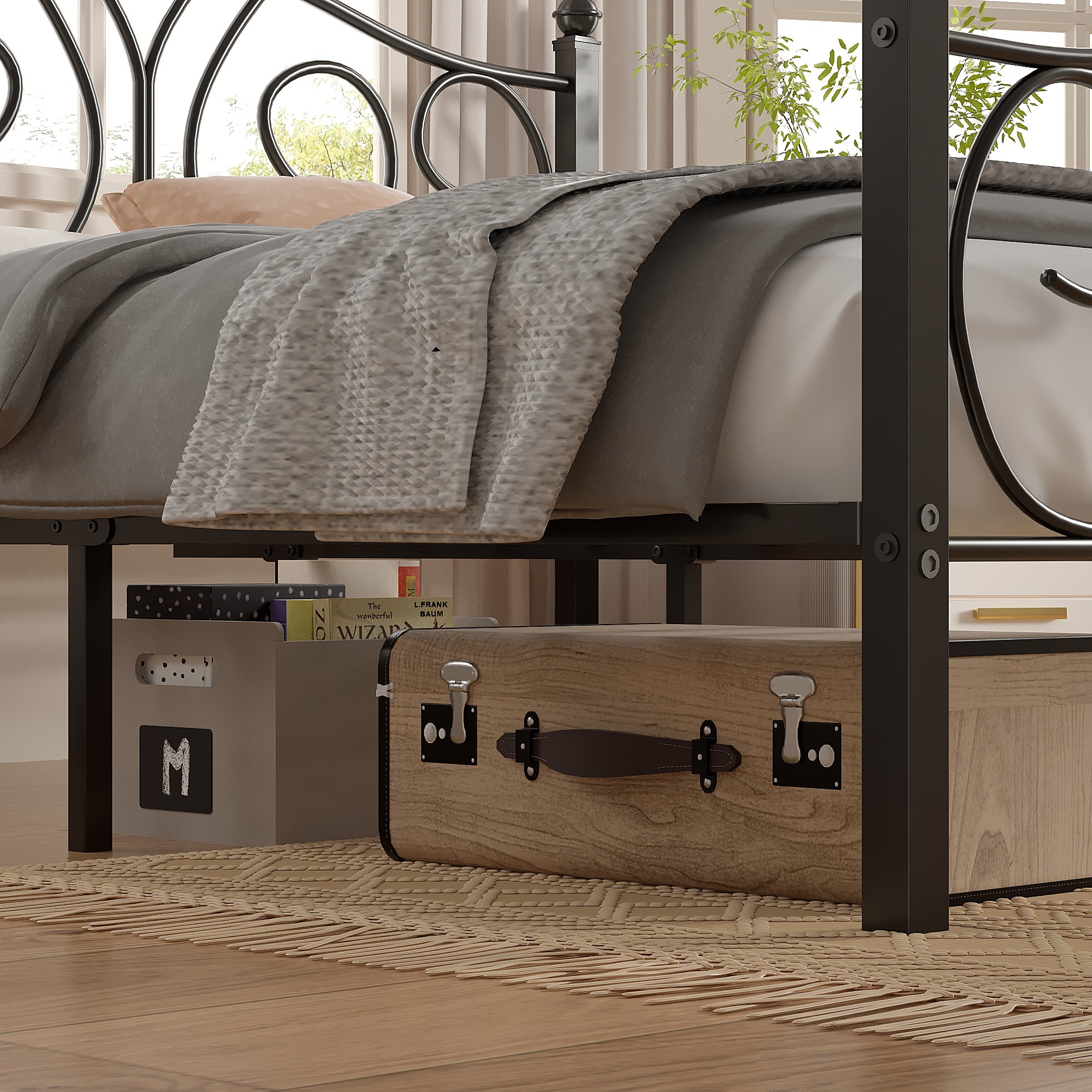 VECELO Metal Platform Bed Frame/Mattress Foundation