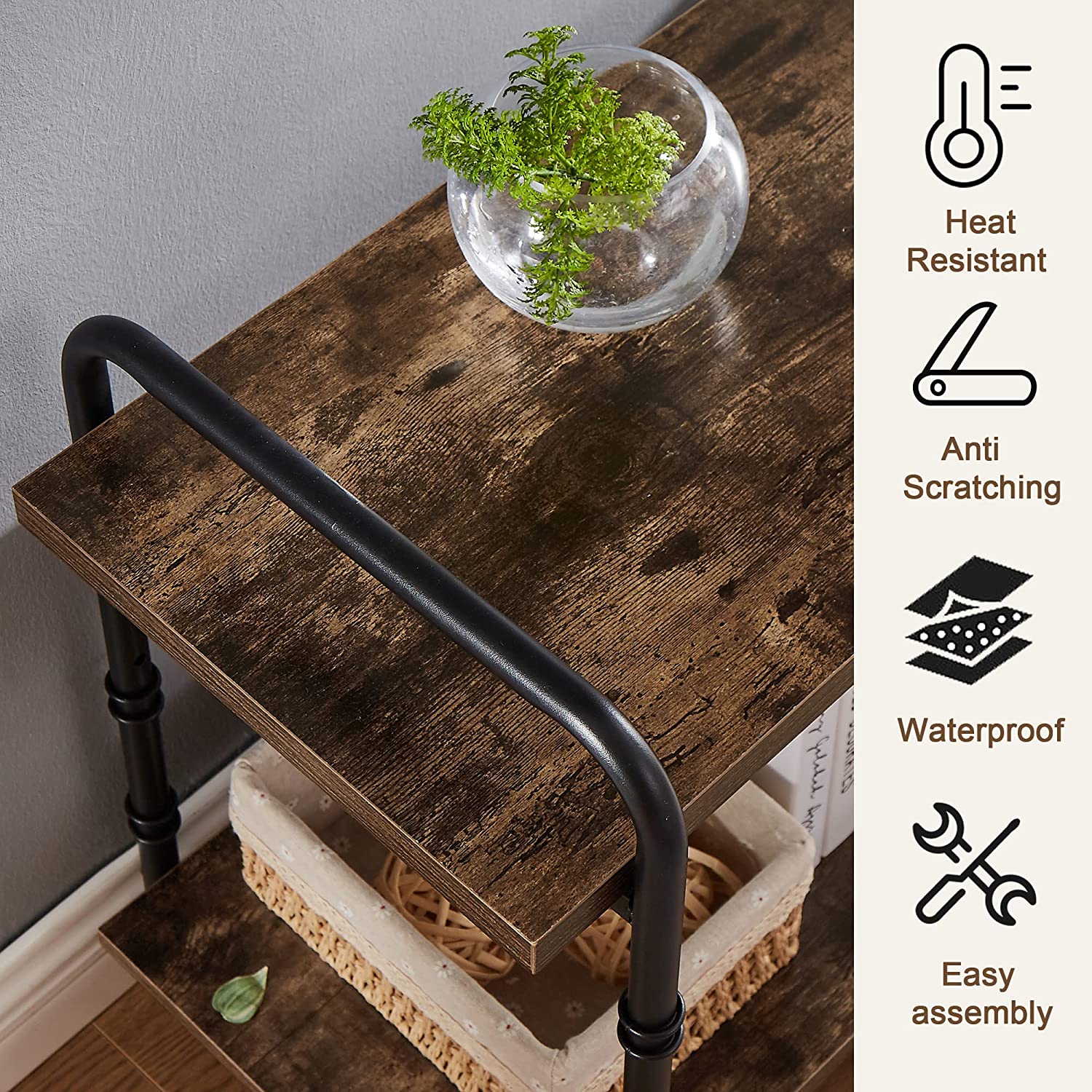 Industrial Television Stand TV Entertainment Center