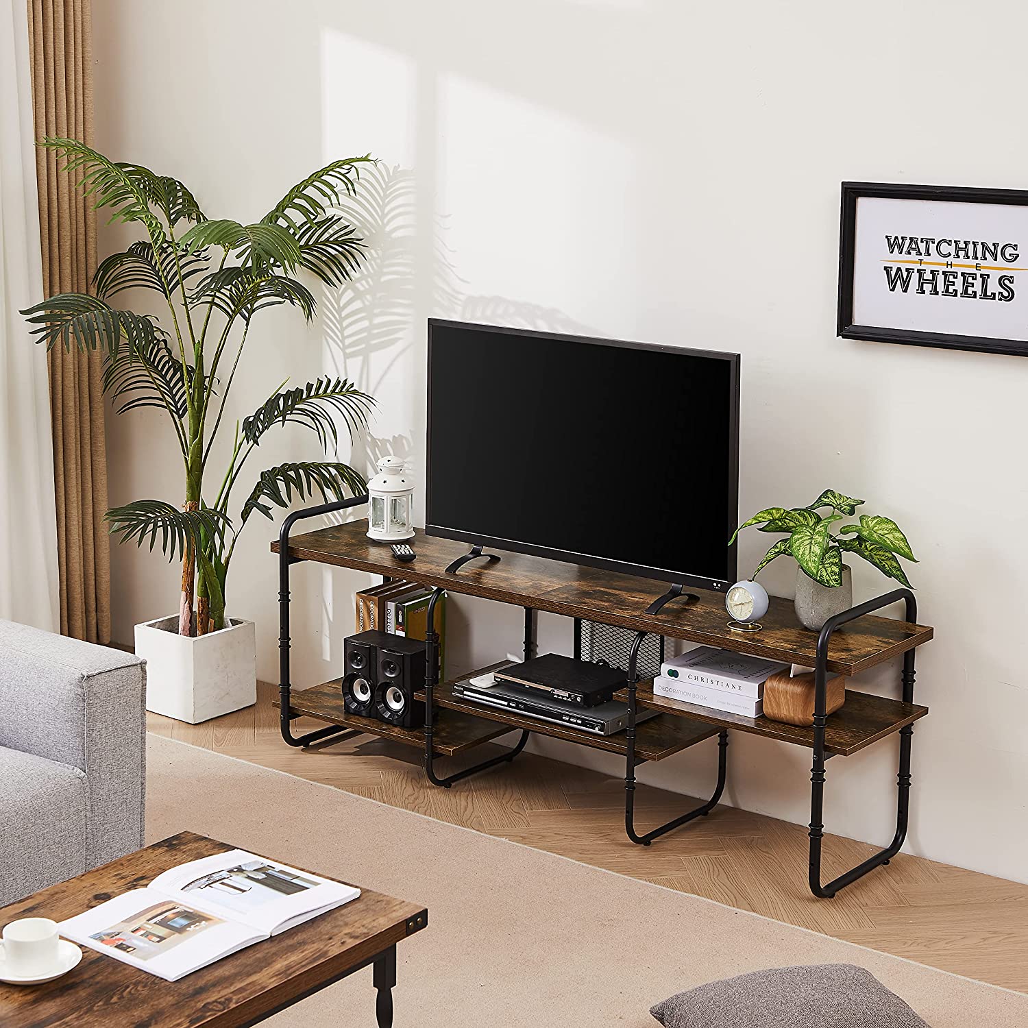 Industrial Television Stand TV Entertainment Center