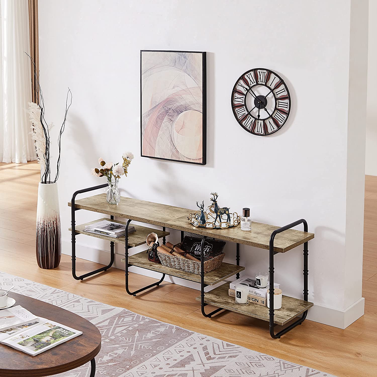 Industrial Television Stand TV Entertainment Center