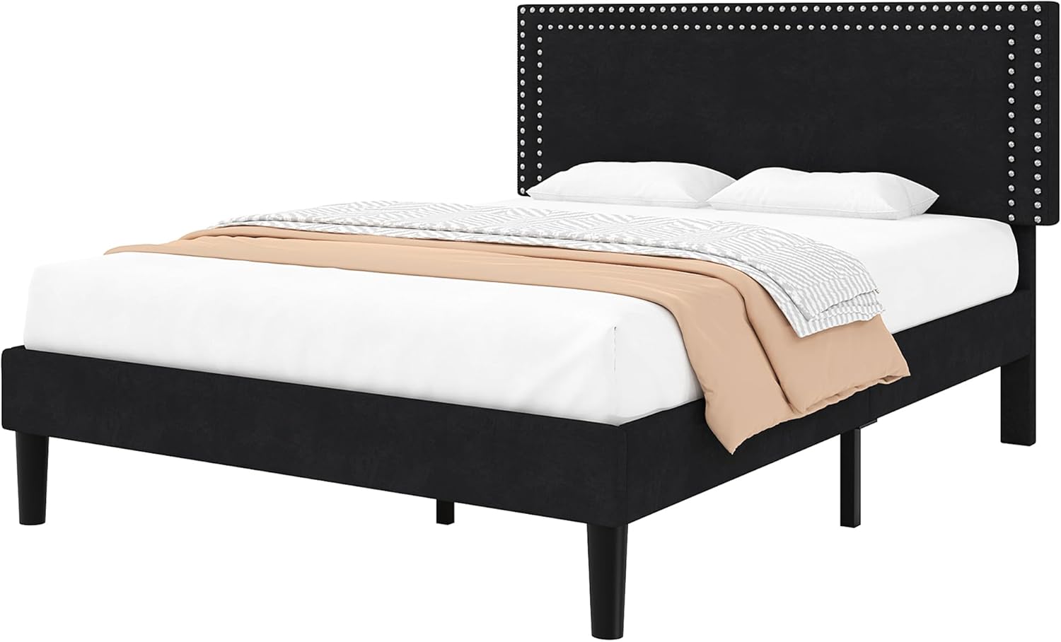 VECELO Modern Platform Bed Frame/Mattress Foundation