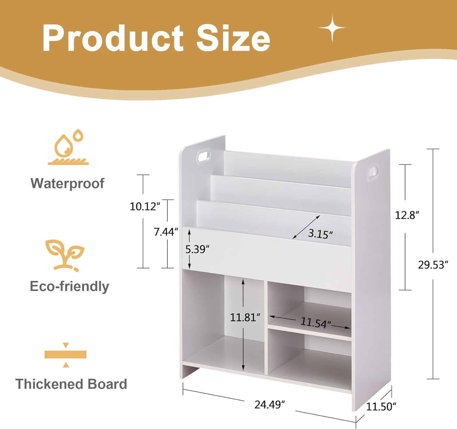 VECELO Kids Bookshelf