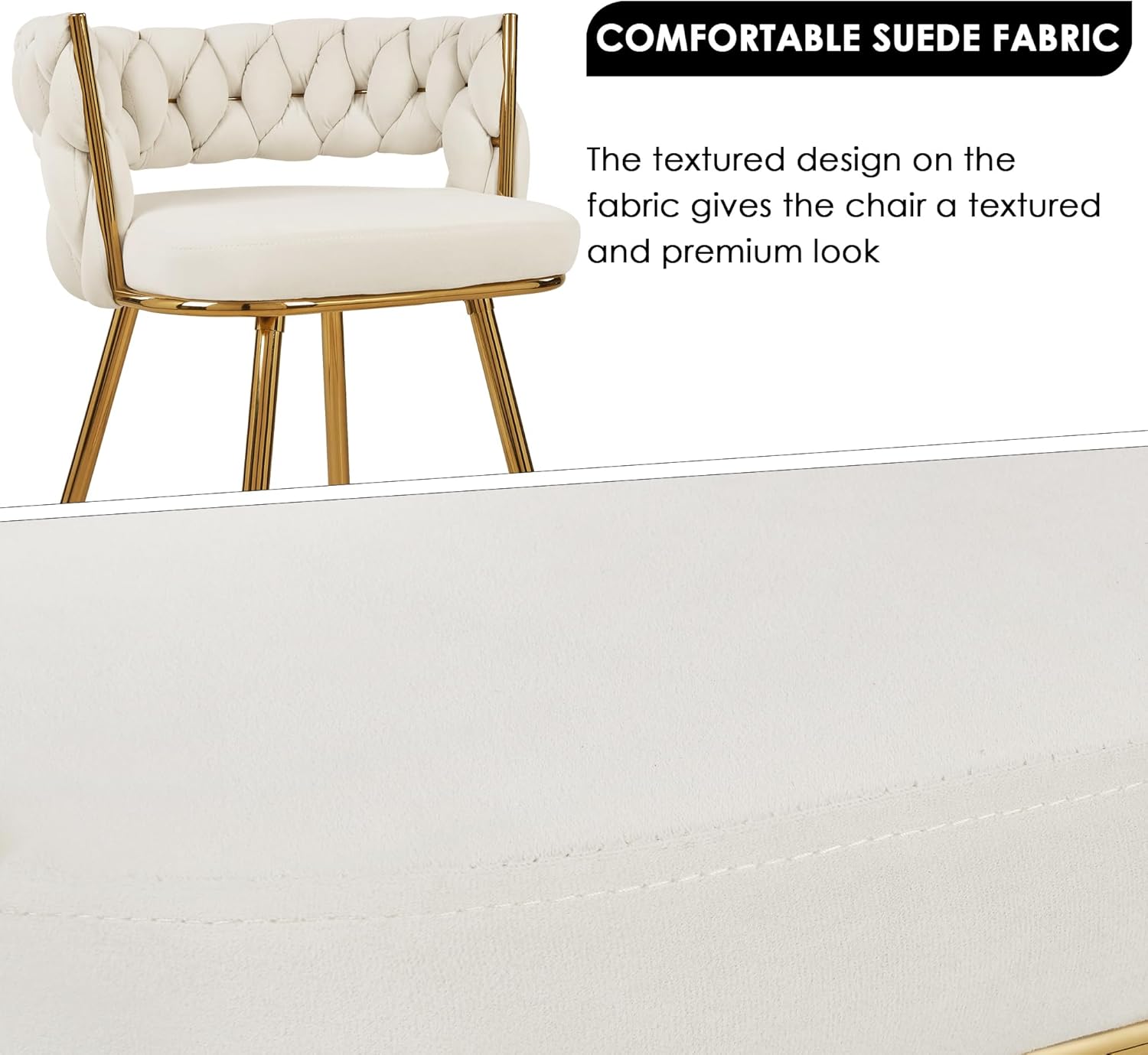 VECELO Bar Stools, Counter Height Bar Stools