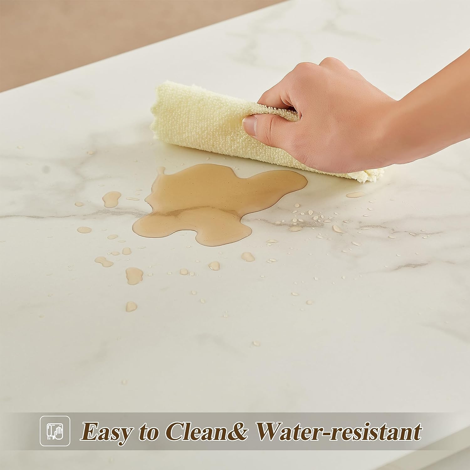 VECELO Coffee Table with Storage Shelf for Living Room 39.4 Inch, Simple Modern & Industrial Design - VECELO