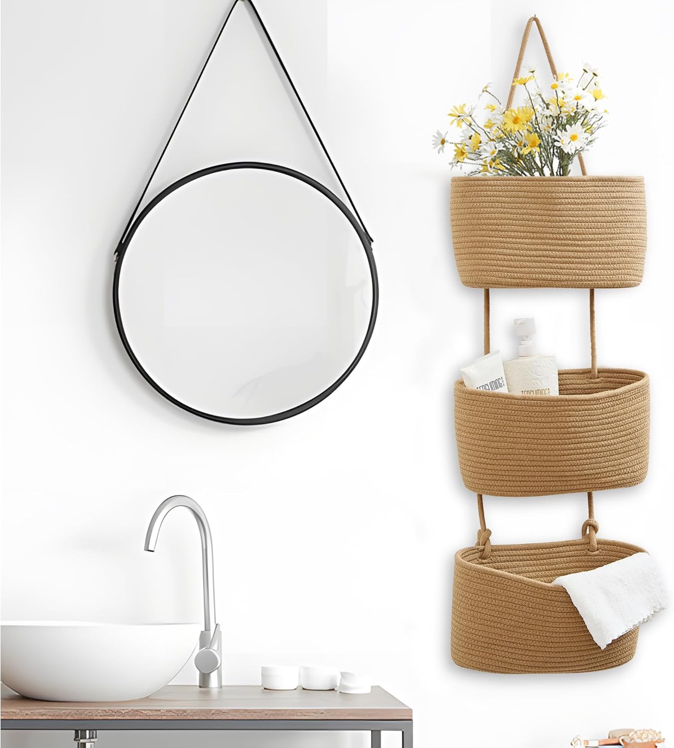 VECELO Over The Door Hanging Basket