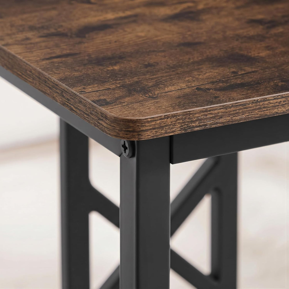 VECELO 43.3" Dining Table Set for 4