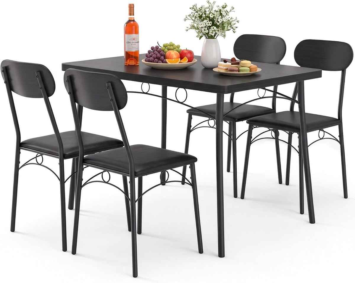 VECELO Dining Table Set