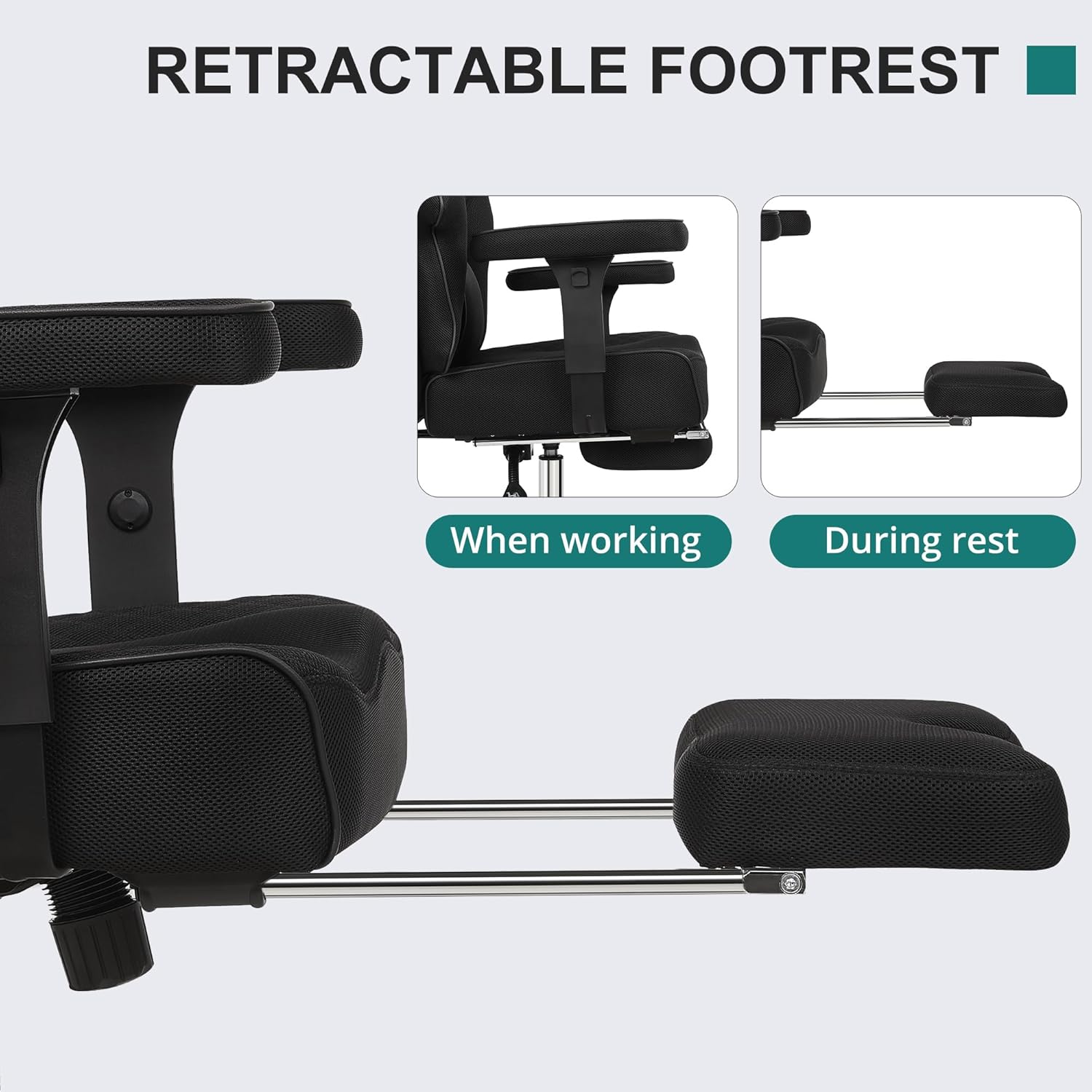 VECELO Big and Tall Office Chair 400lbs