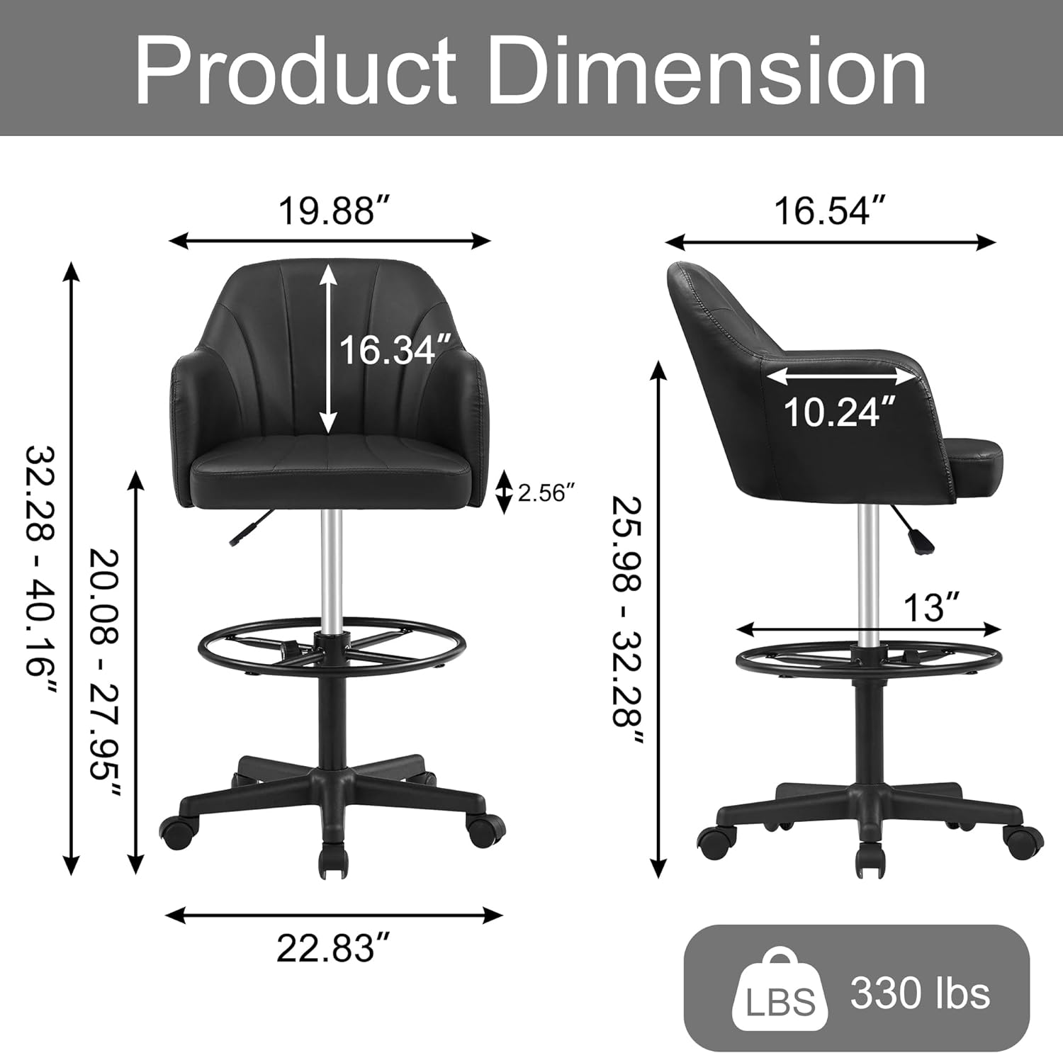 VECELO Home Office Desk Chair